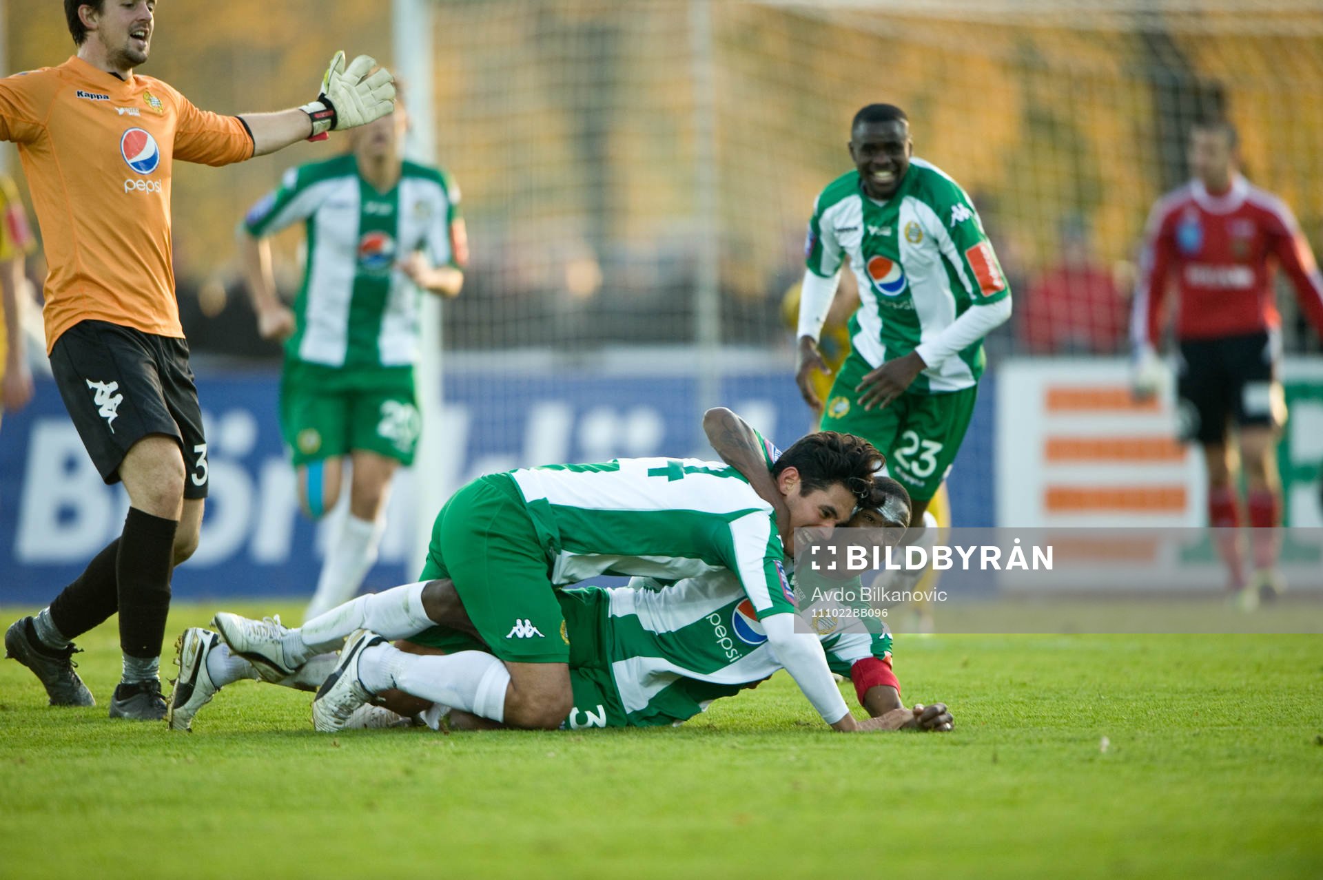 Sebastian Bojassén, Hammarby, jubel
