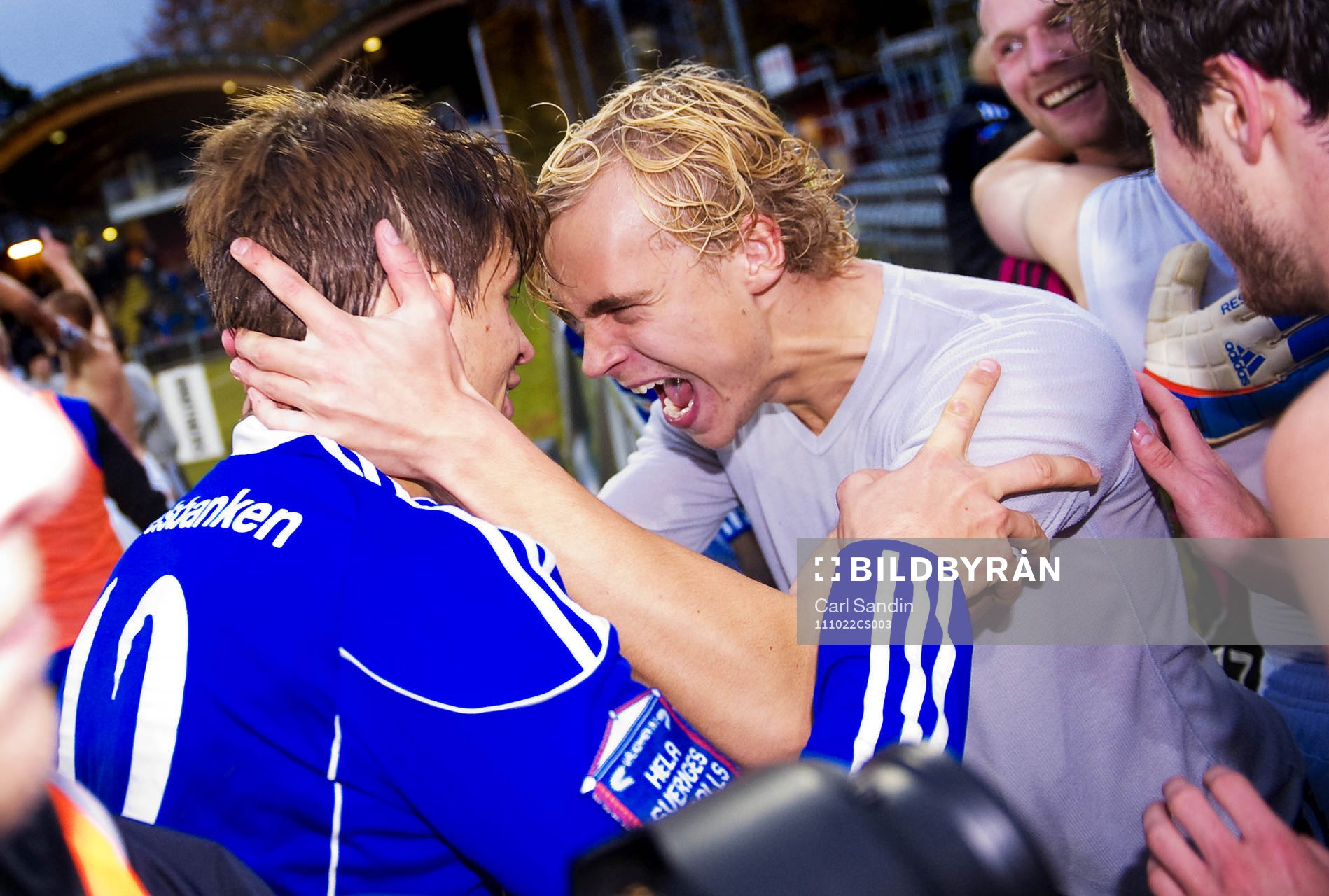 Fredrik Holster, Pontus Engblom, Sundsvall, jubel