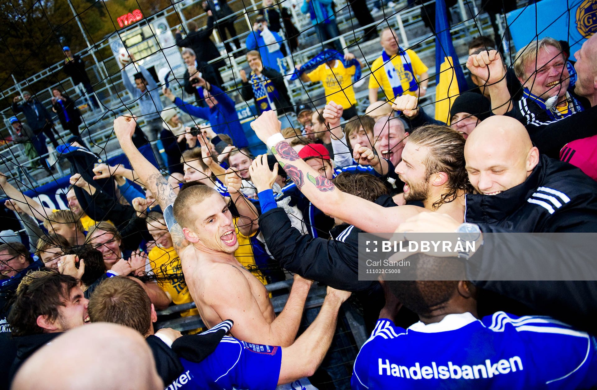 Sundsvall klara för Allsvenskan, jubel, glädje