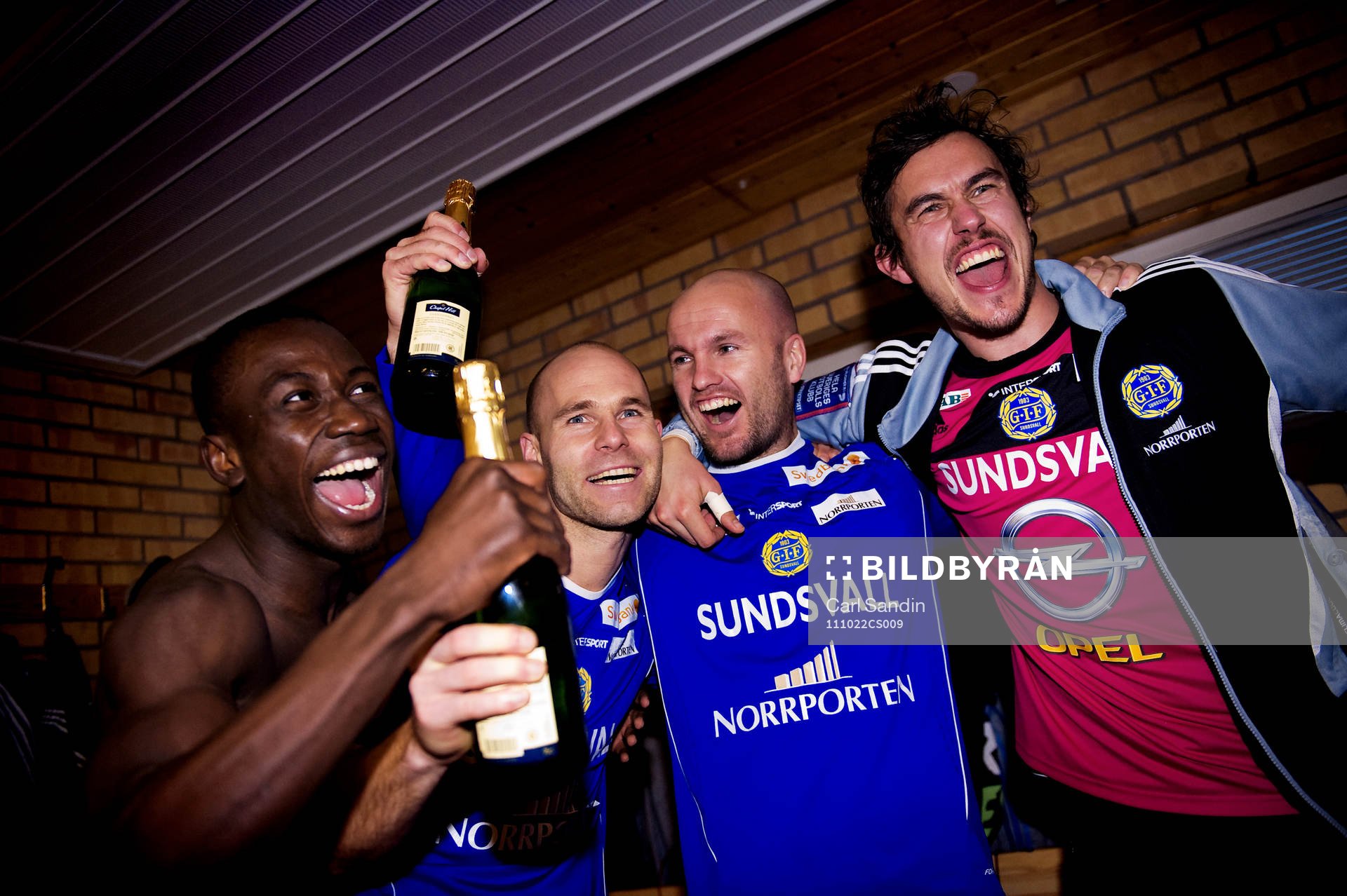 Sundsvall klara för Allsvenskan, jubel, glädje