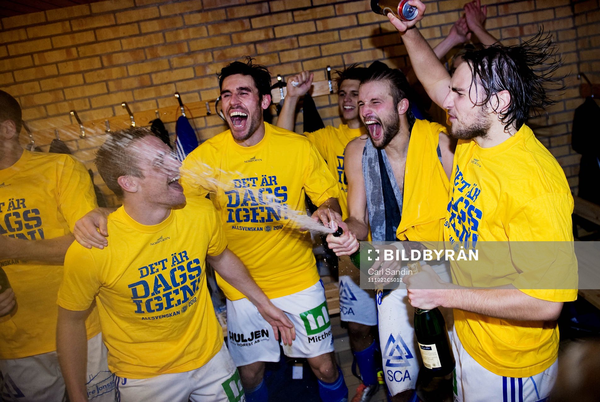 Sundsvall klara för Allsvenskan, jubel, glädje