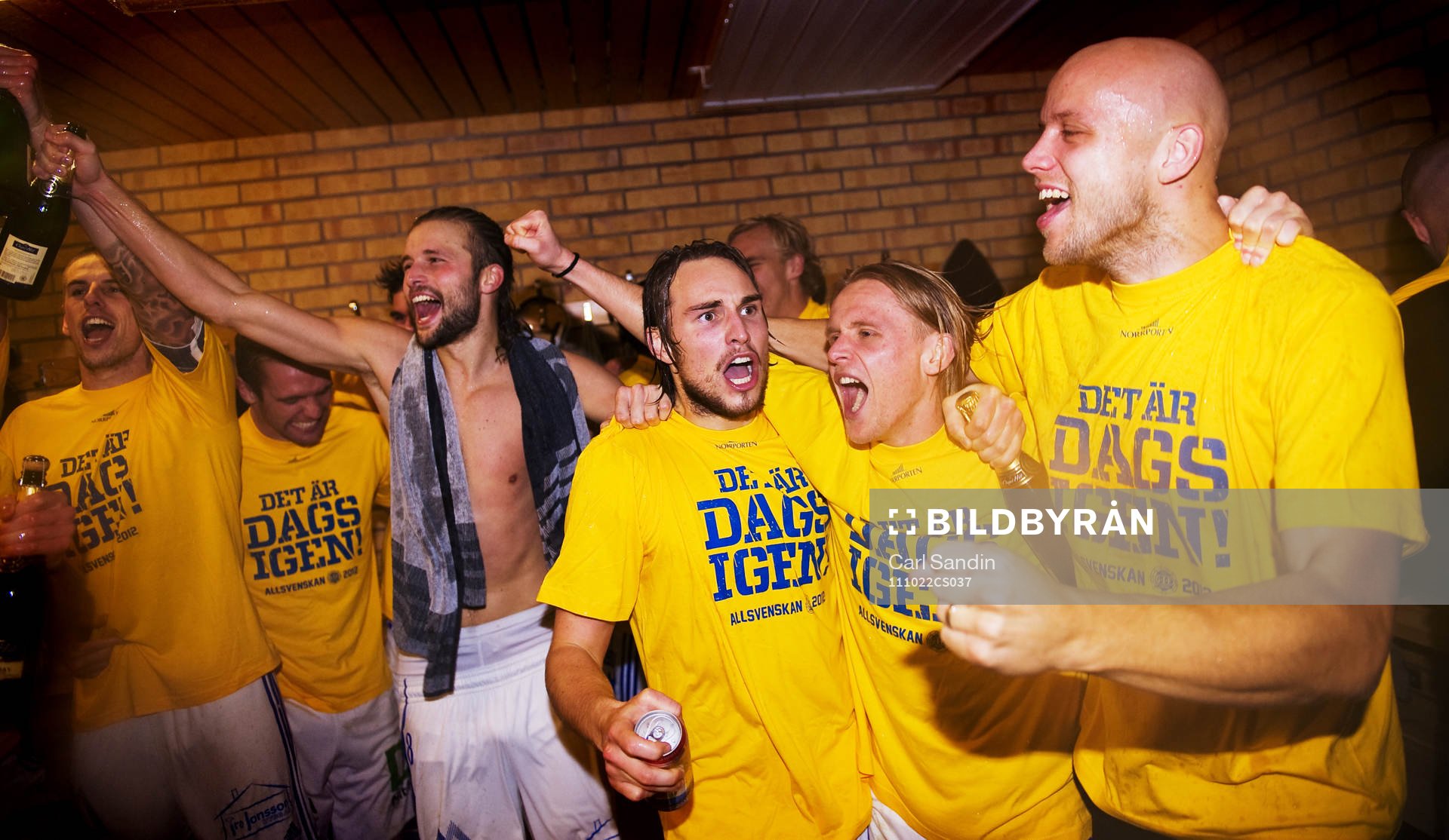 Sundsvall klara för Allsvenskan, jubel, glädje
