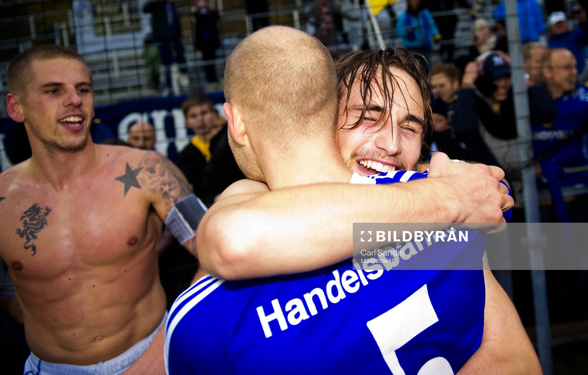 Kevin Walker, Sundsvall klara för Allsvenskan, jubel,