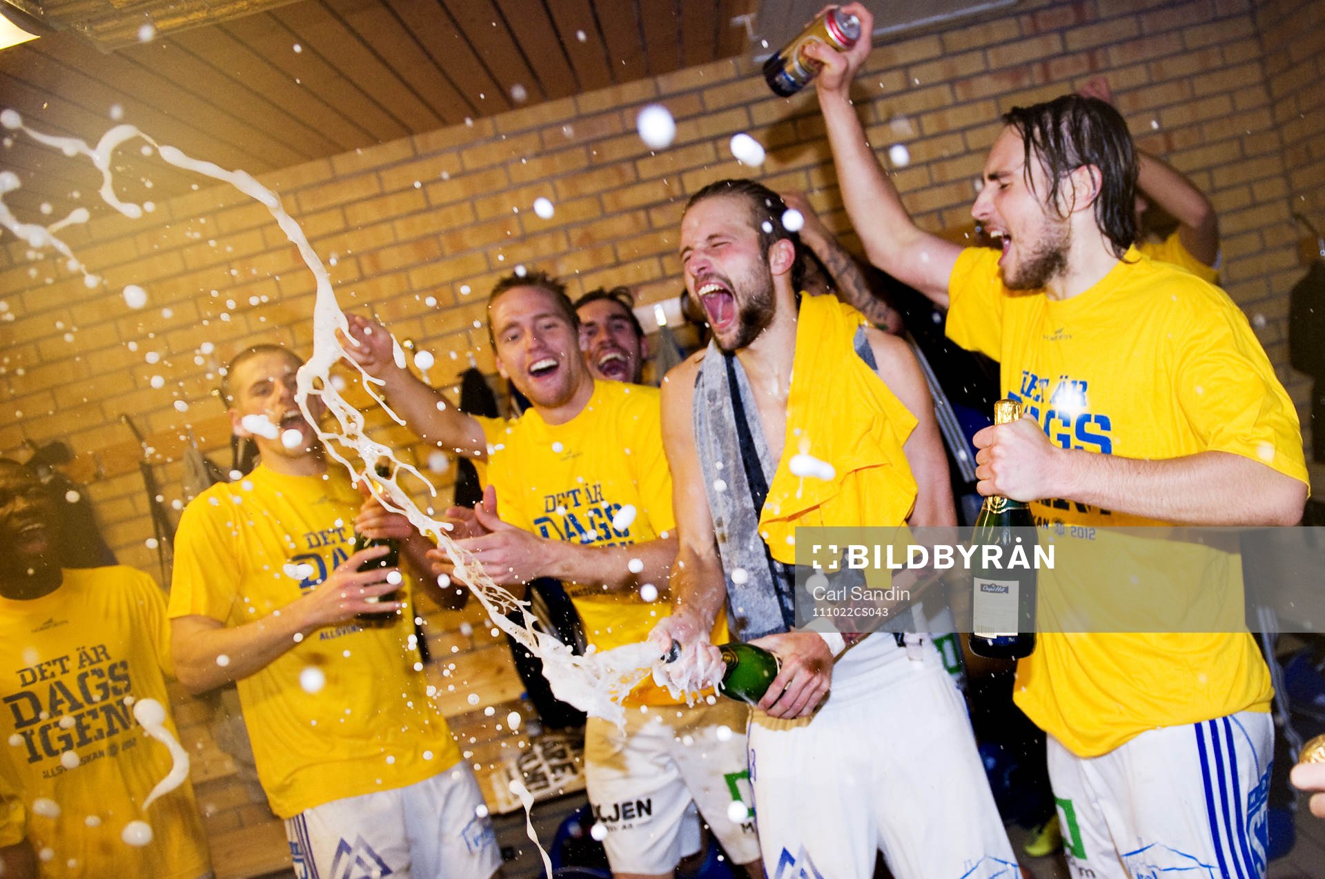 Sundsvall klara för Allsvenskan, jubel, glädje