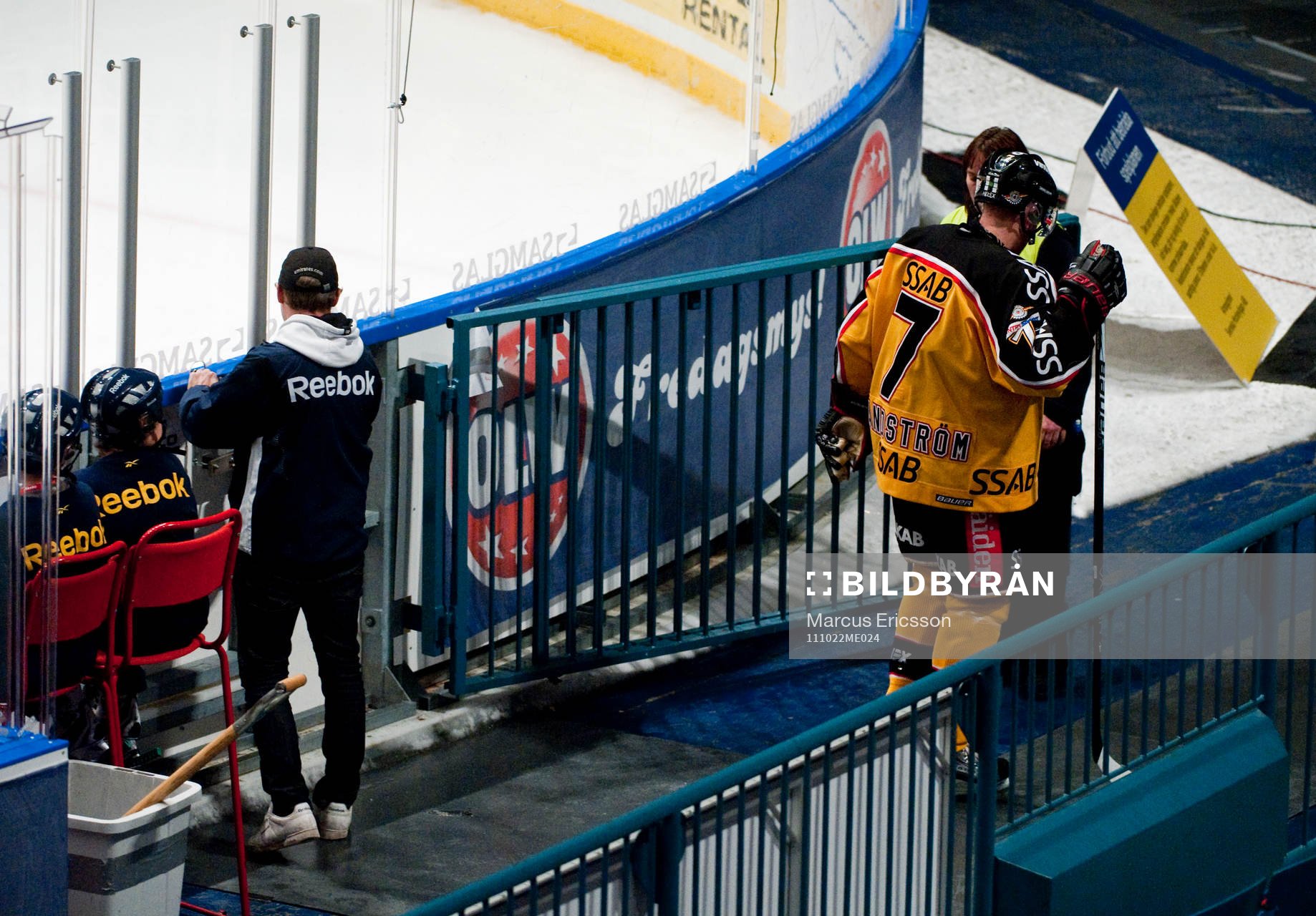 Jan Sandström, Luleå lämnar matchen