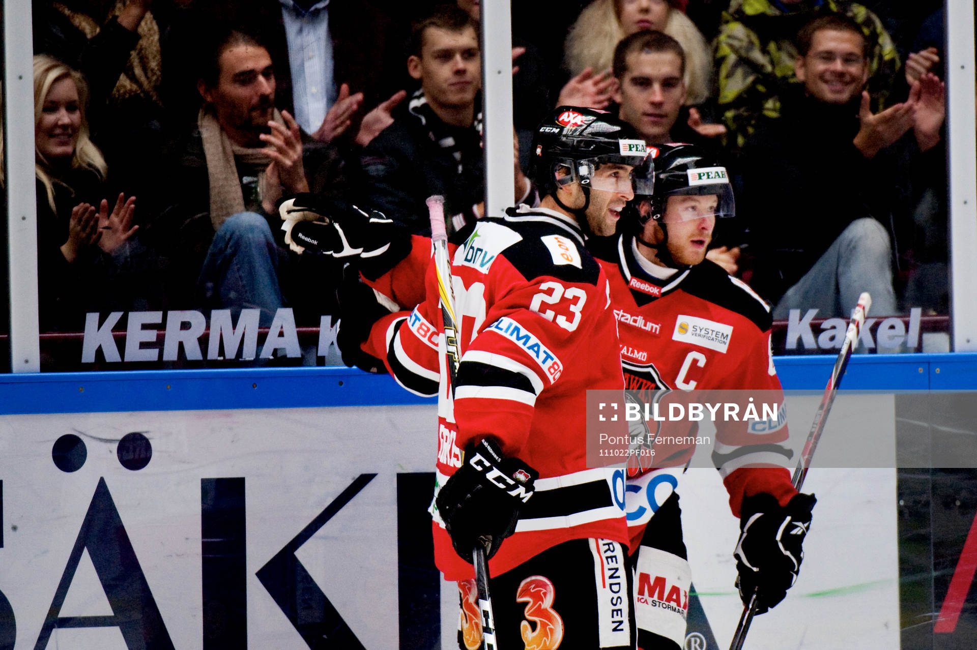 J.D Forrest, Linus Klasen, Malmö, jubel