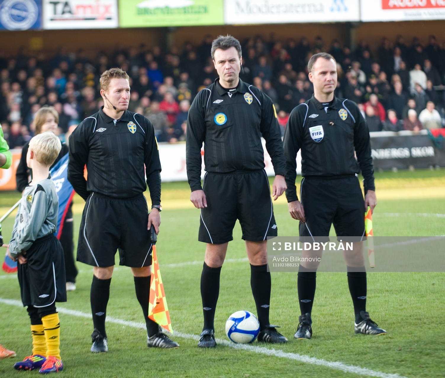 Martin Ingvarsson, domare, Peter Martinsson och