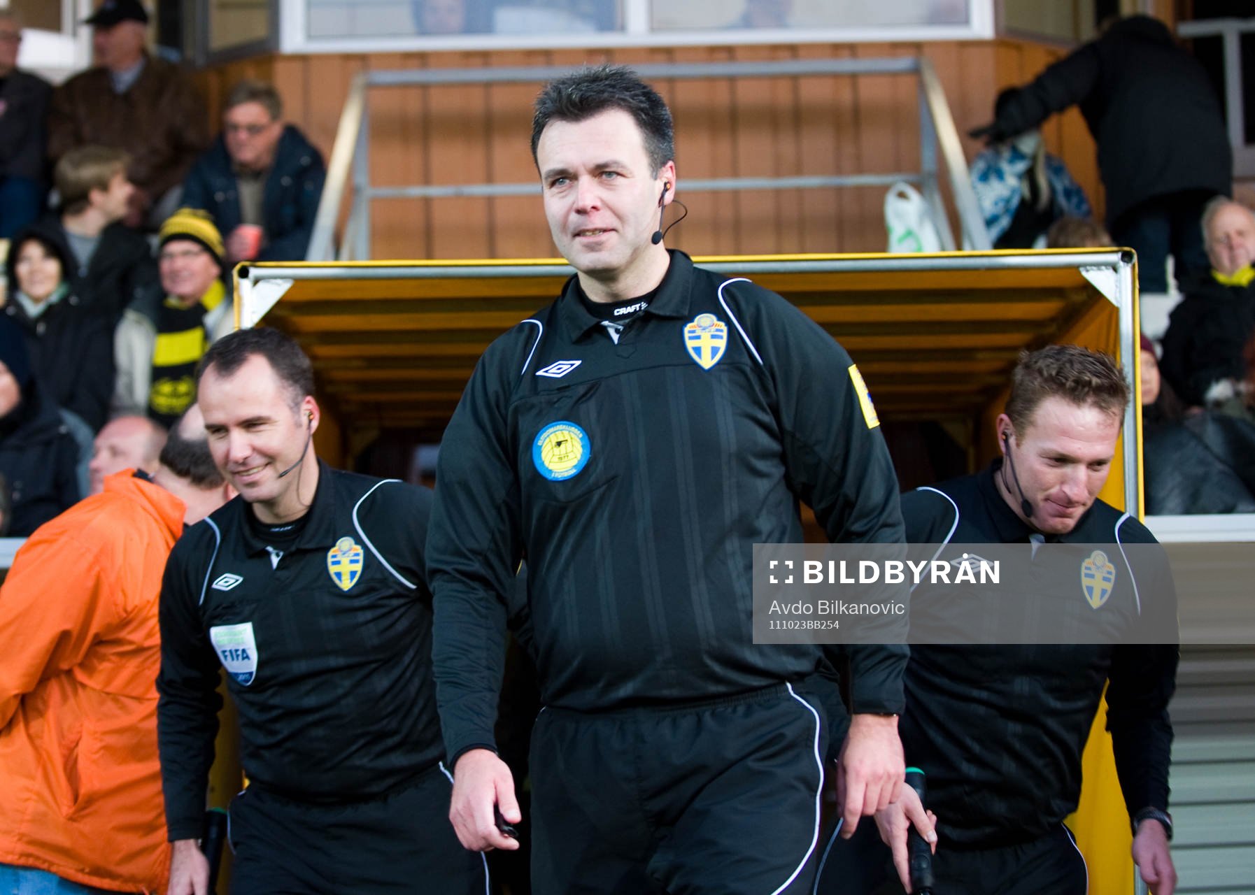 Martin Ingvarsson, domare, Peter Martinsson och