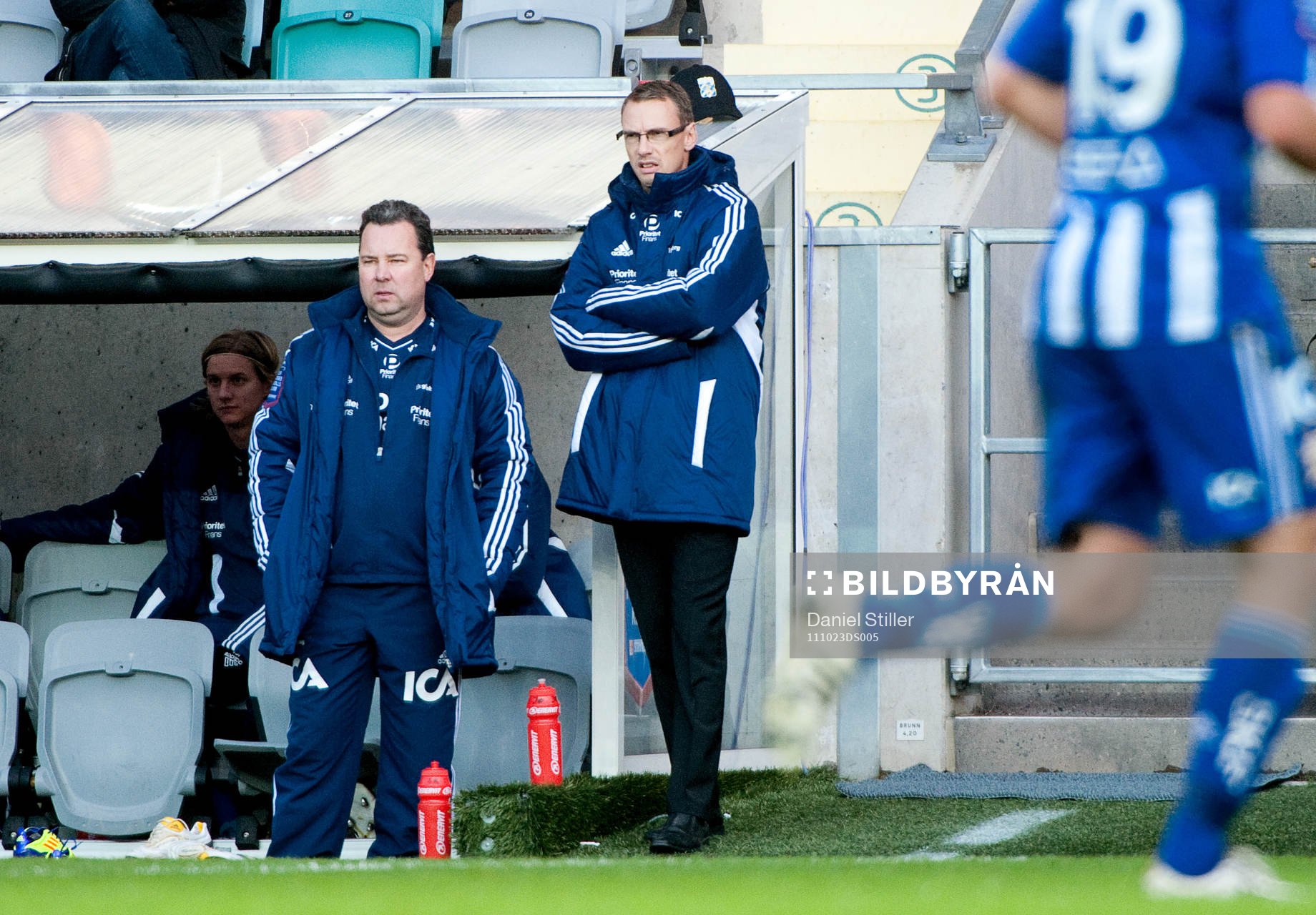 Stefan Rehn, assisterande tränare och Jonas Olsson,