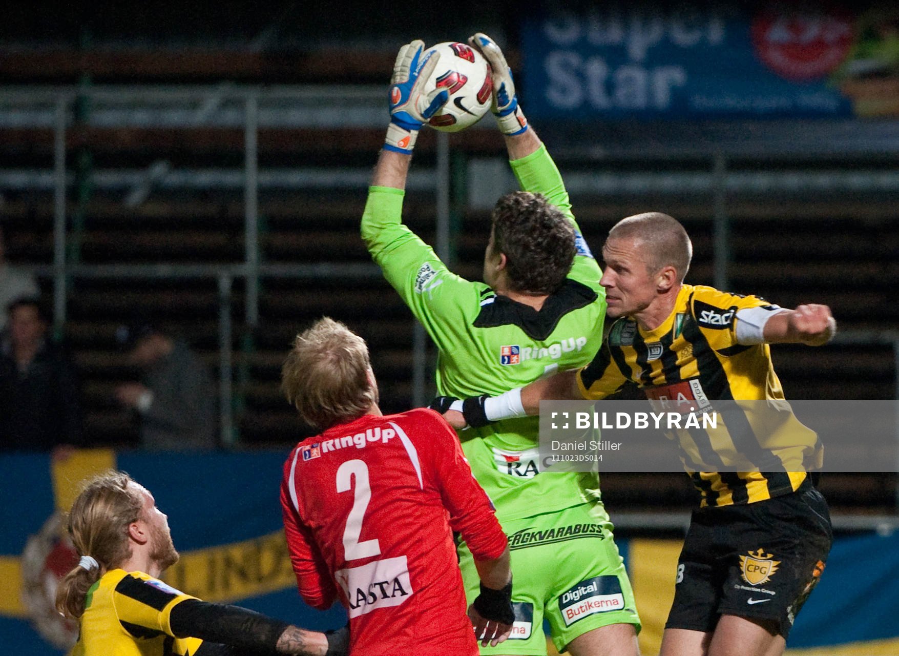 Mattias Östberg, Häcken, Petter Wastå, målvakt, Kalmar