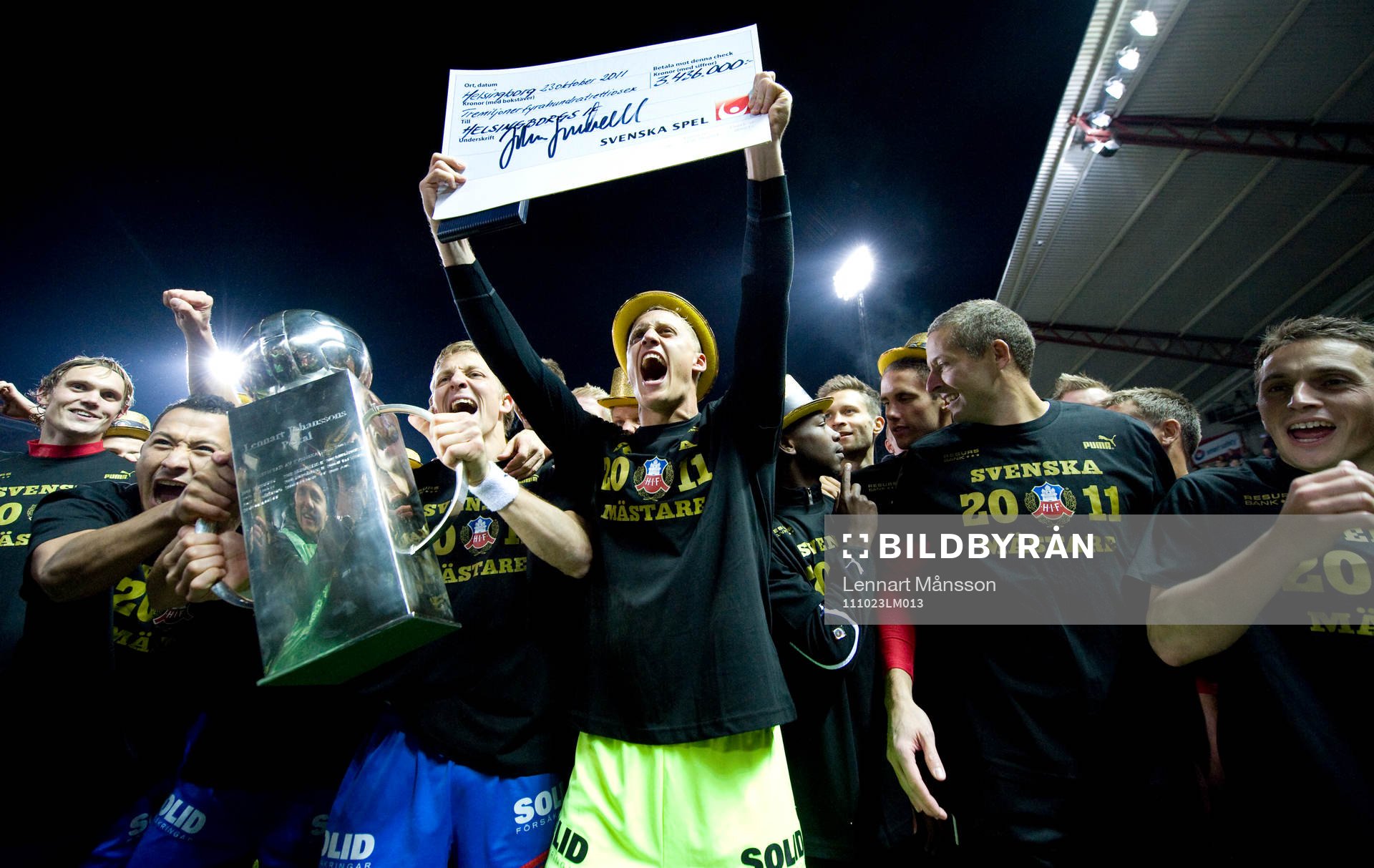 Pär Hansson. SM-guld, Svenska Mästare 2011, pokal,
