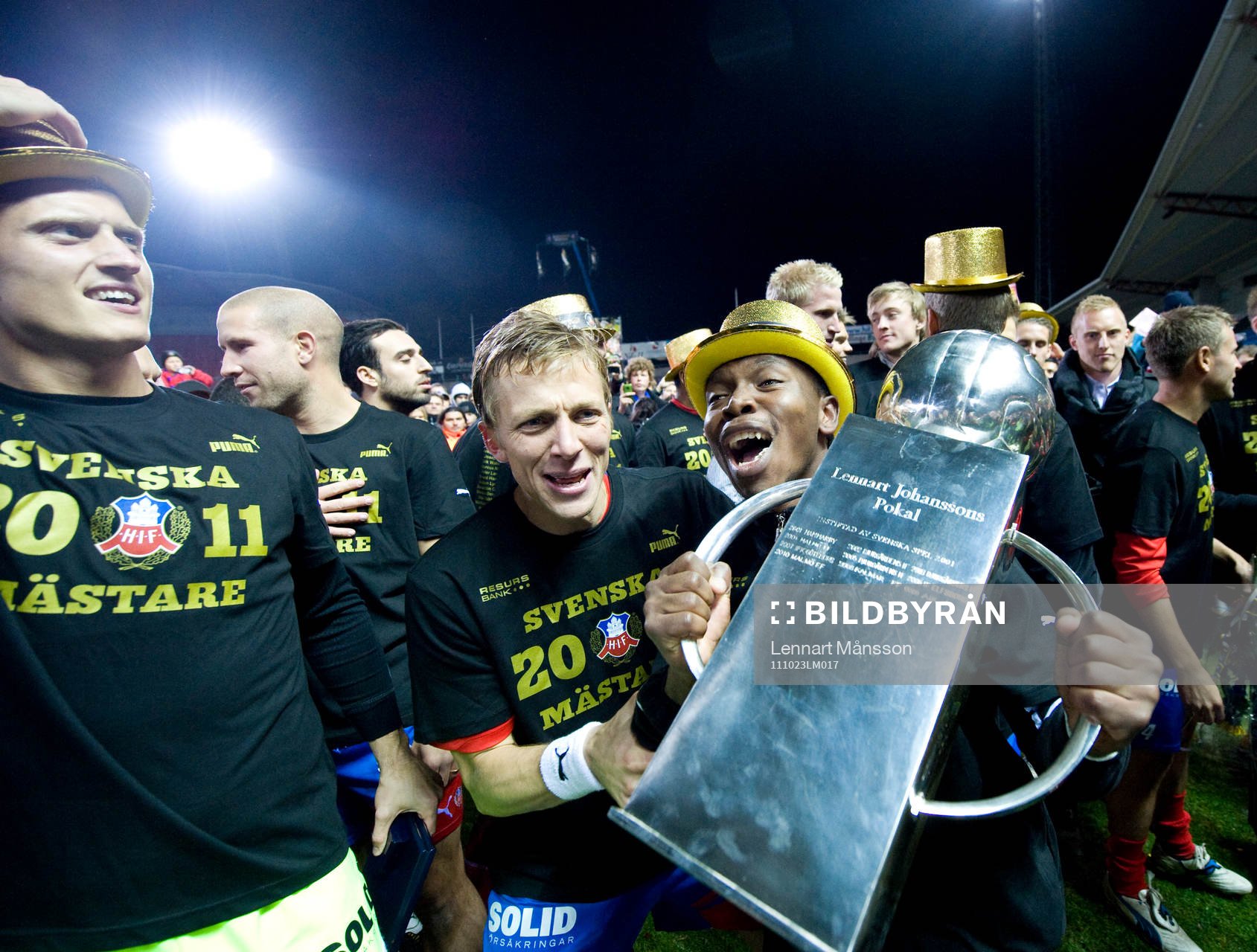 SM-guld, Svenska Mästare 2011, pokal,  jubel, glädje. May