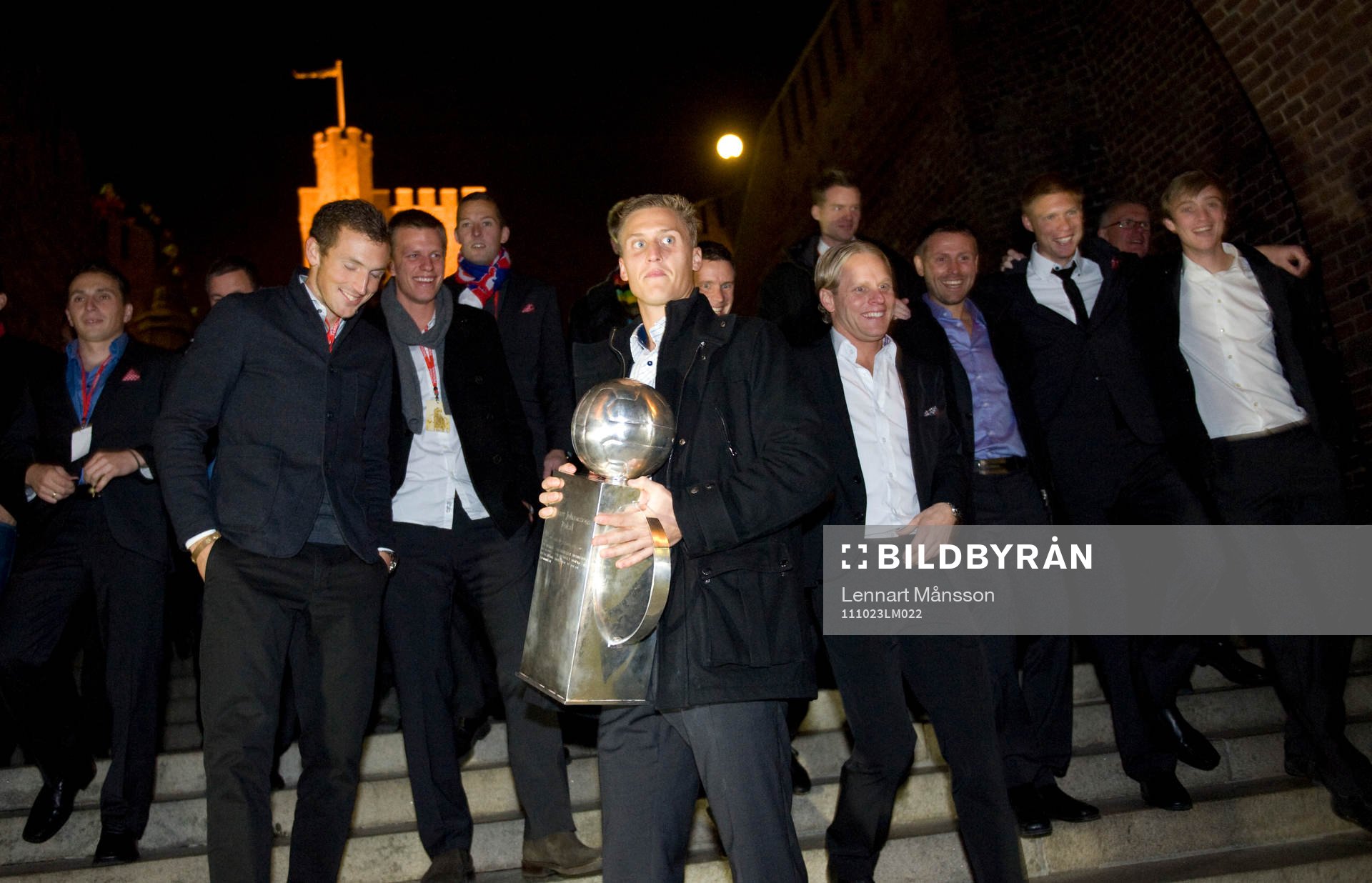 SM-guld, Svenska Mästare 2011, pokal,  jubel, glädje. Per