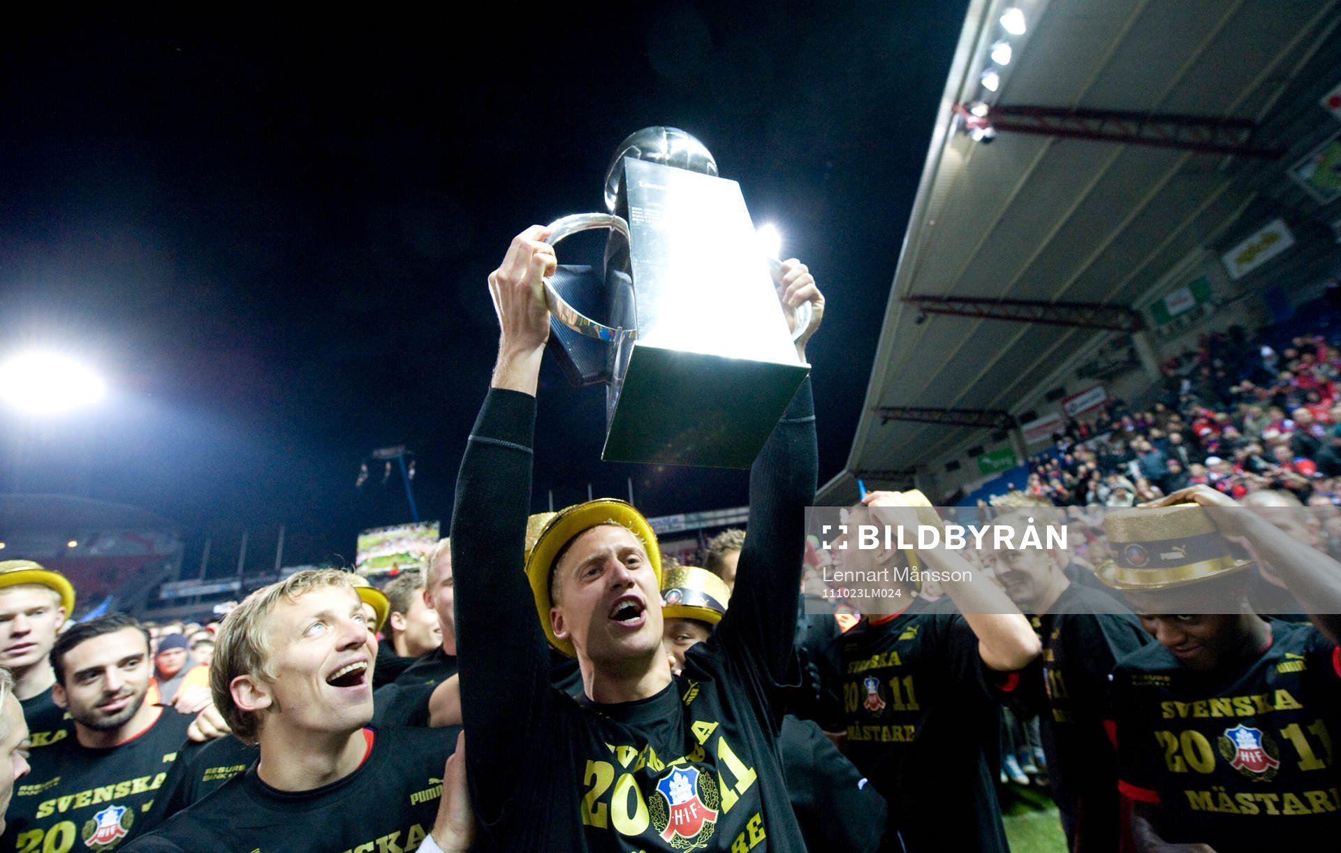 SM-guld, Svenska Mästare 2011, pokal,  jubel, glädje.