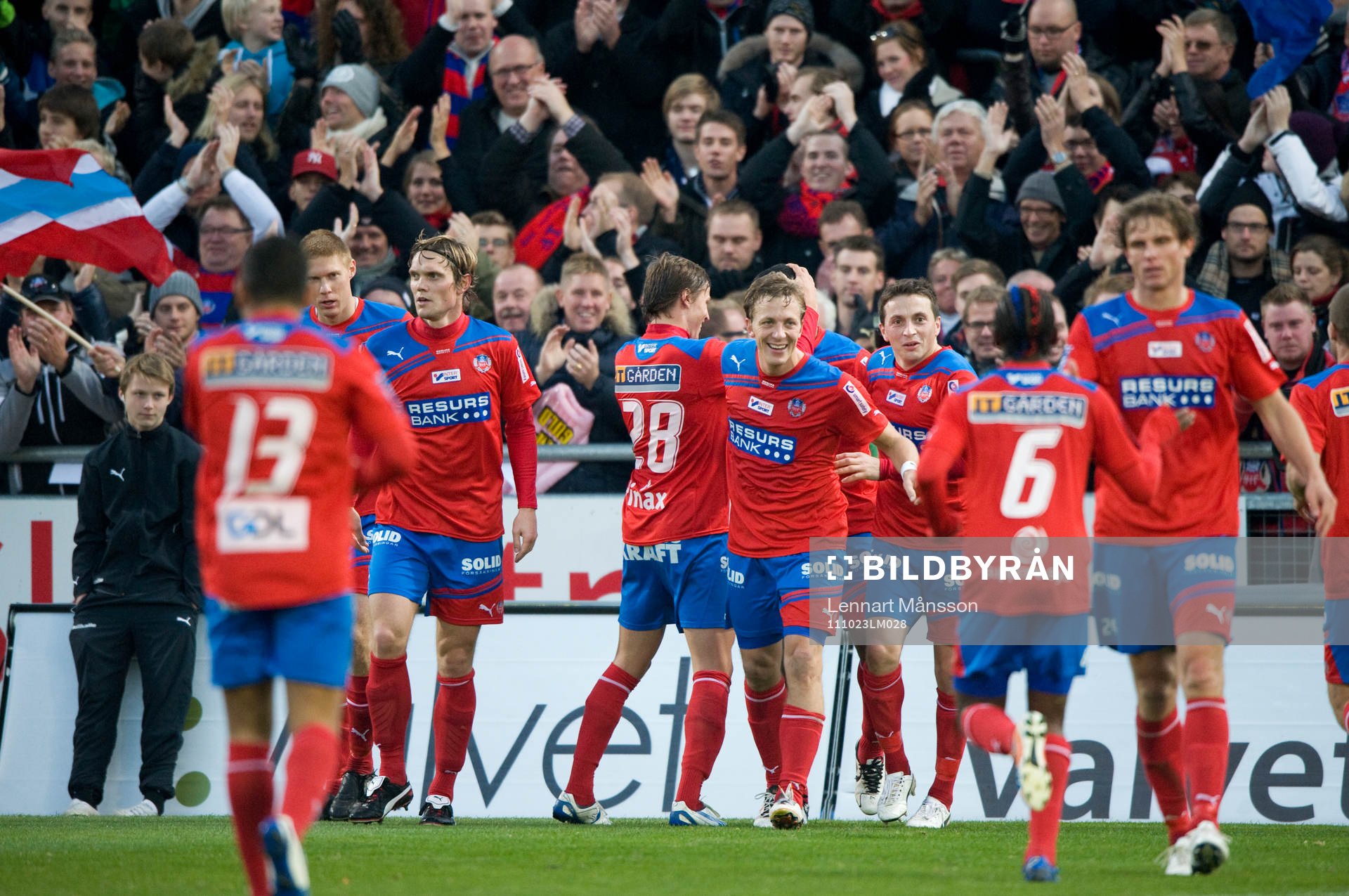 1-1 Alvaro Santos, Helsingborg, jubel