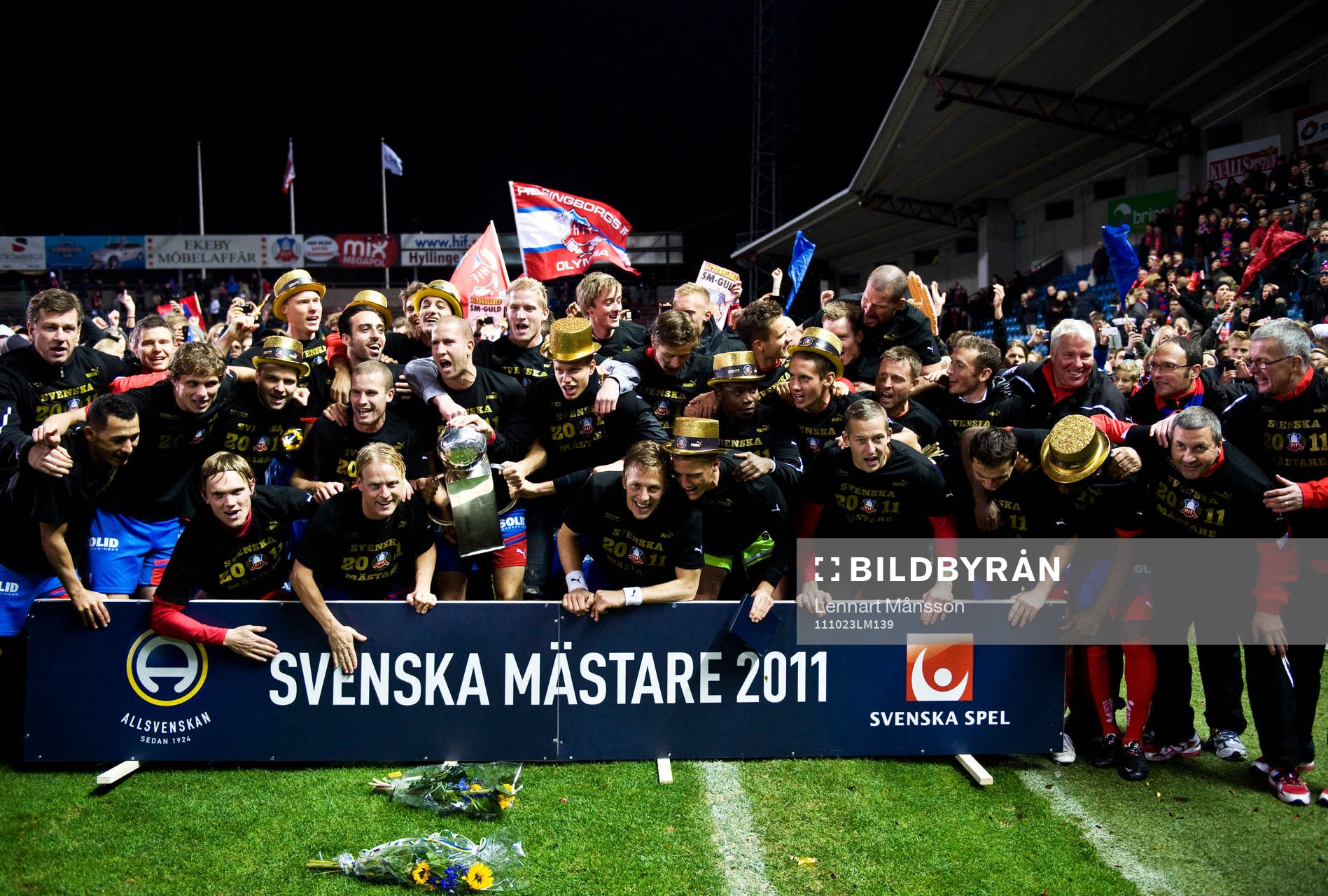 SM-Guld, Svenska mästare 2011, glädje, jubel, pokal
