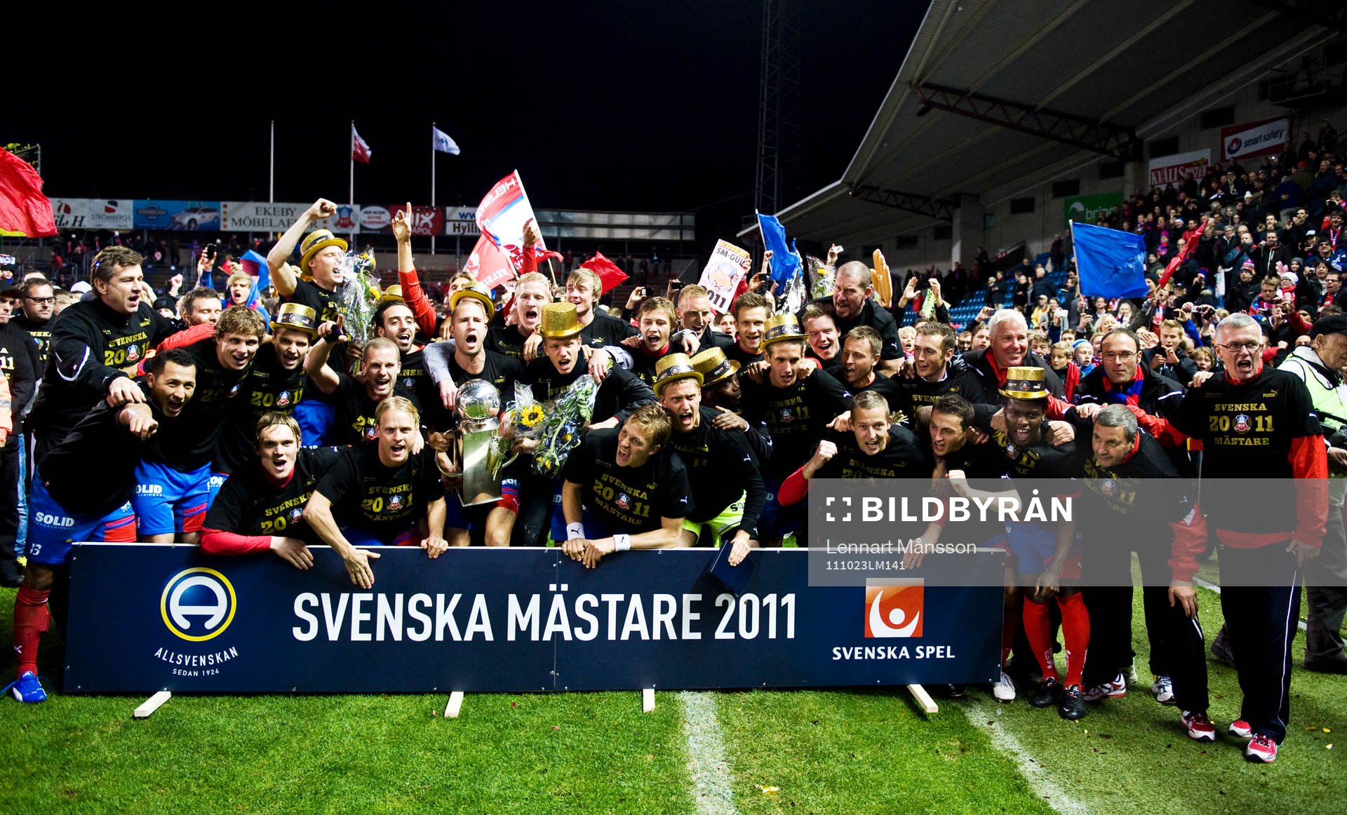 SM-Guld, Svenska mästare 2011, glädje, jubel, pokal