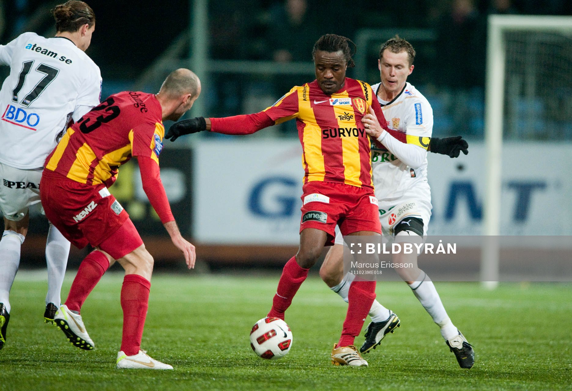 Peter Ijeh, Syrianska och Fredrik Lundgren, GAIS