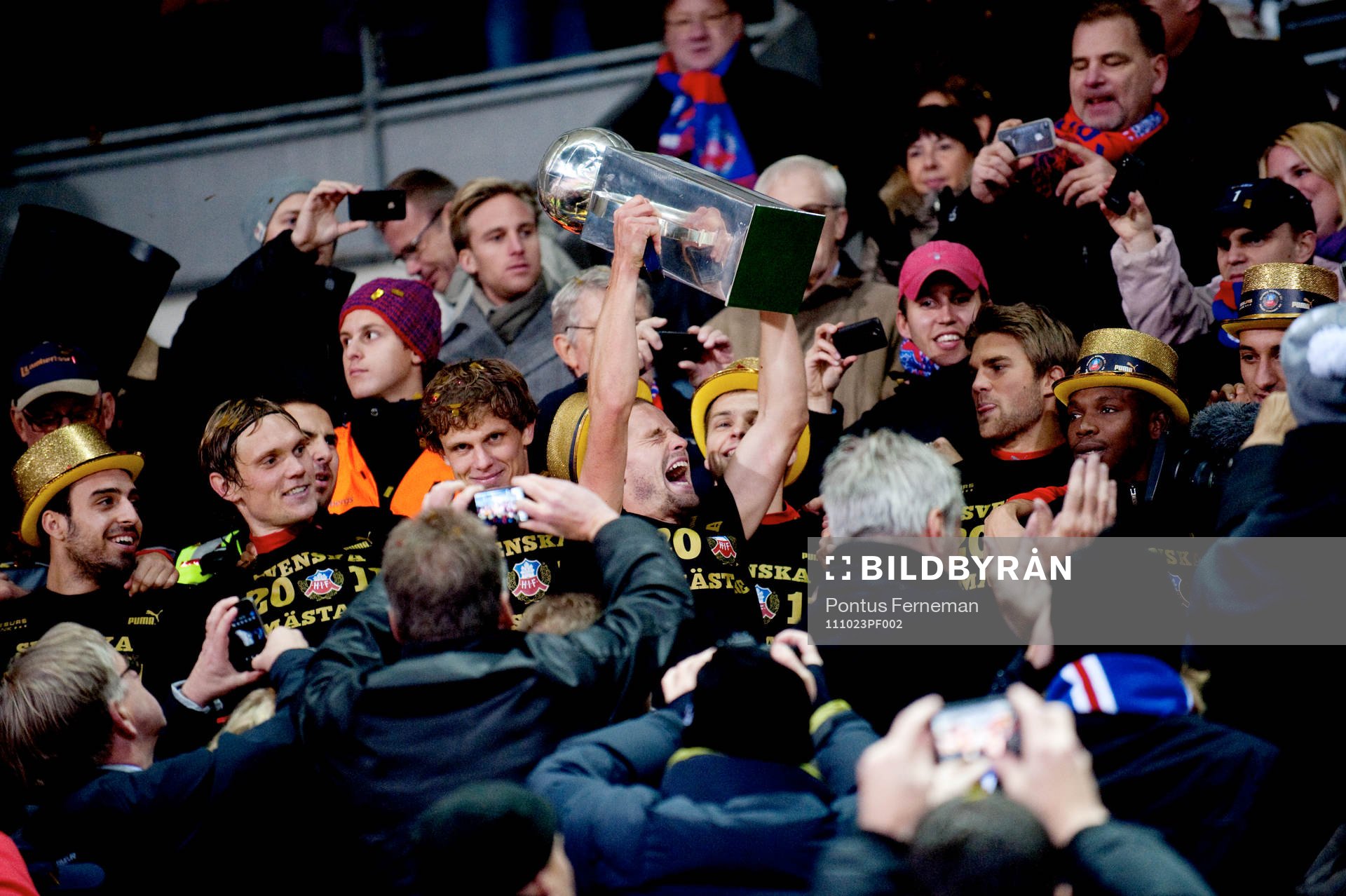 SM-guld, Svenska Mästare 2011, pokal,  jubel, glädje