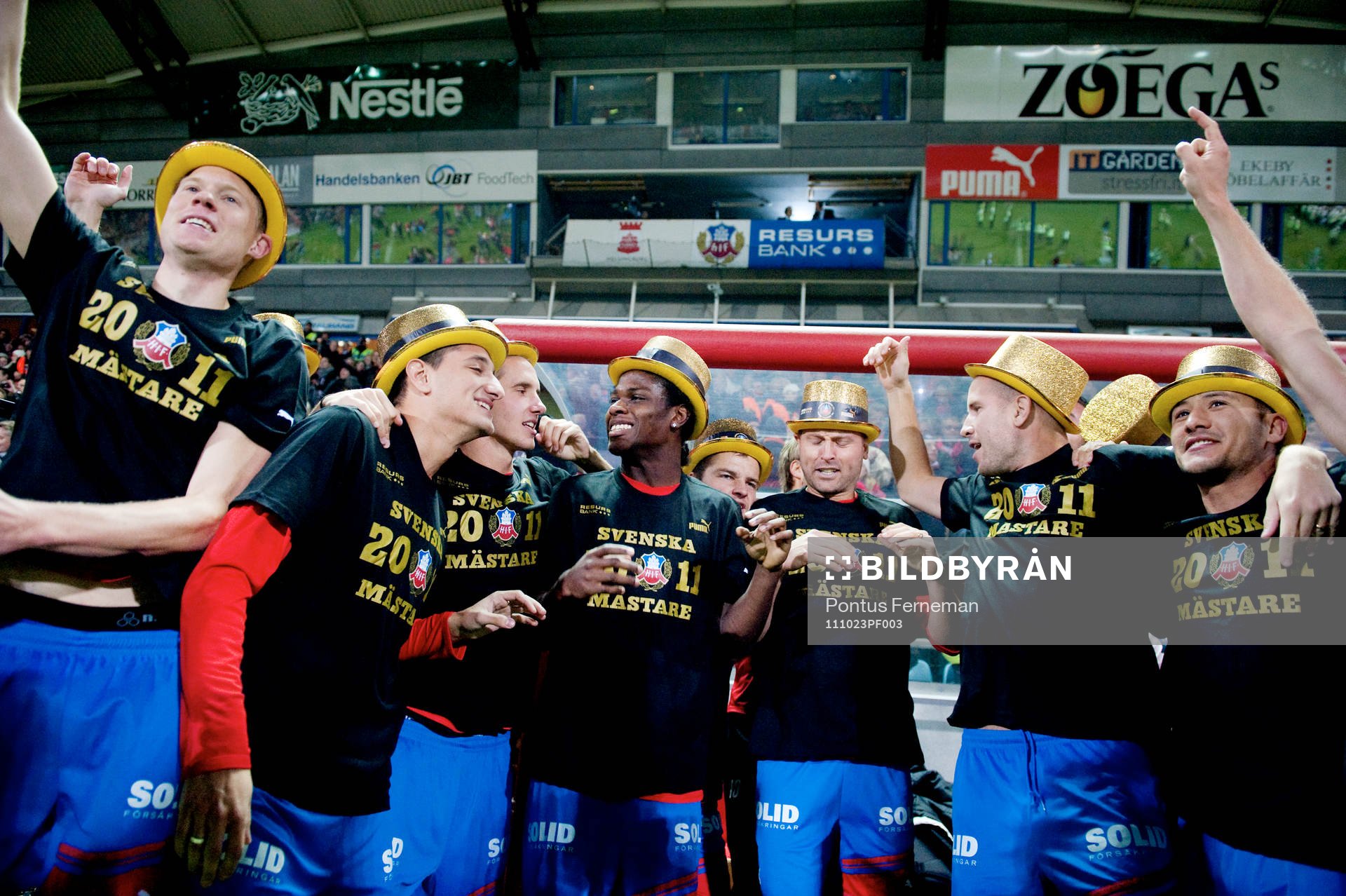 SM-guld, Svenska Mästare 2011,  jubel, glädje