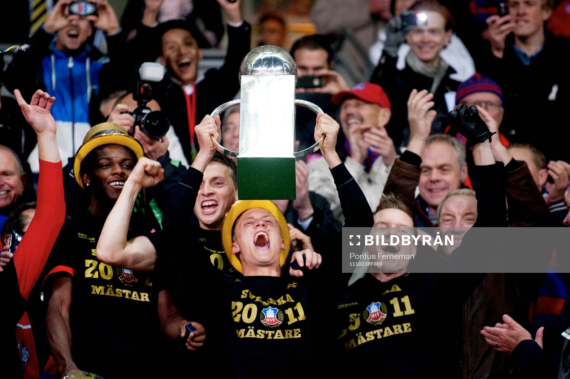SM-guld, Svenska Mästare 2011, pokal,  jubel, glädje