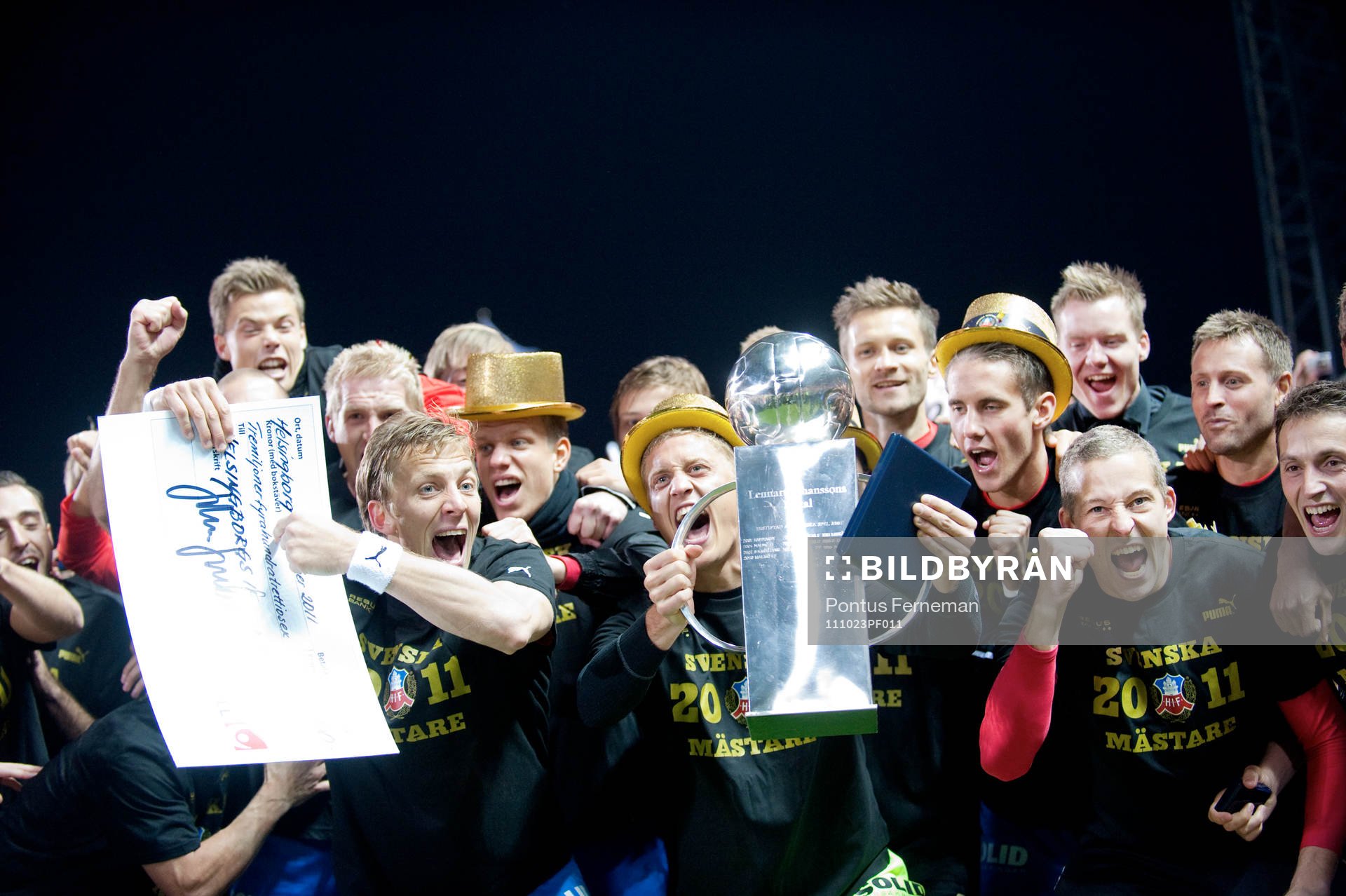 SM-guld, Svenska Mästare 2011, pokal,  jubel, glädje