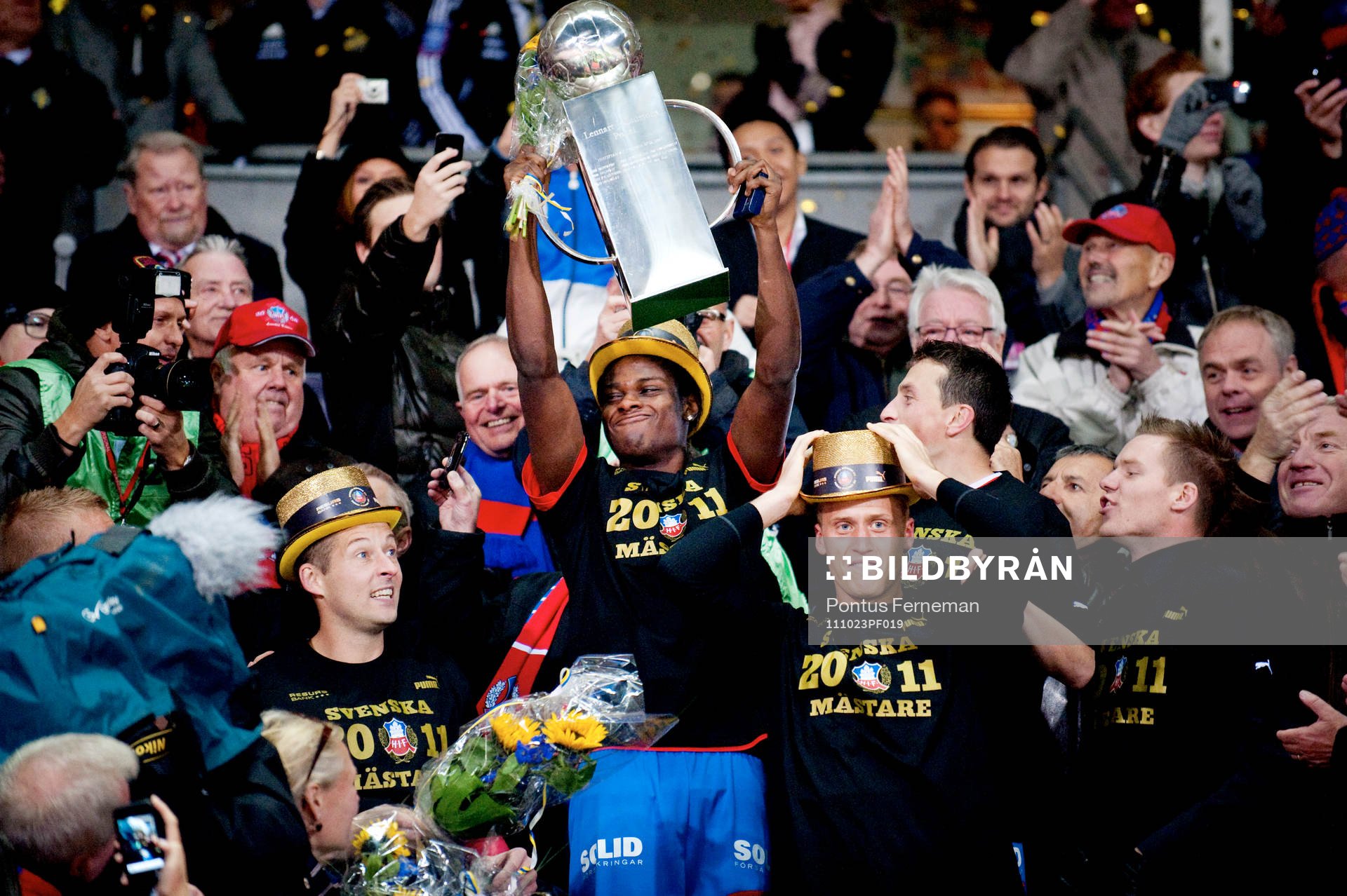 SM-guld, Svenska Mästare 2011, pokal,  jubel, glädje