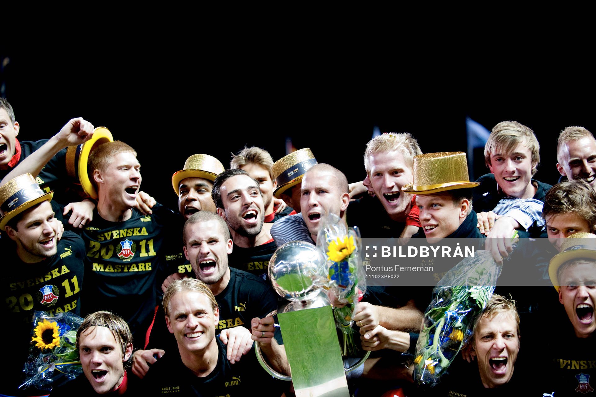SM-guld, Svenska Mästare 2011, pokal,  jubel, glädje