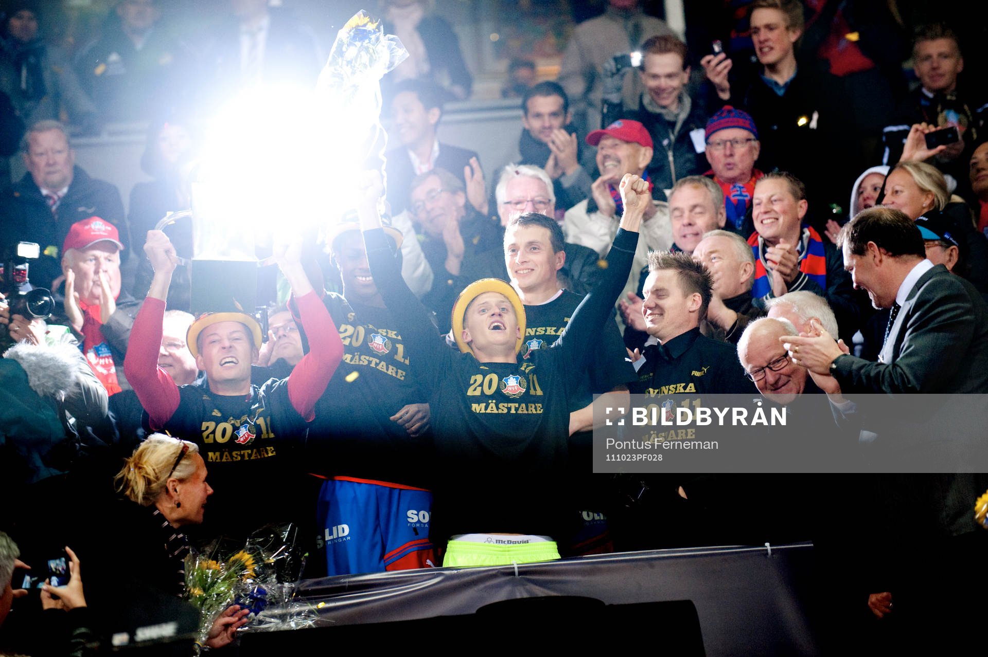 SM-guld, Svenska Mästare 2011, pokal,  jubel, glädje