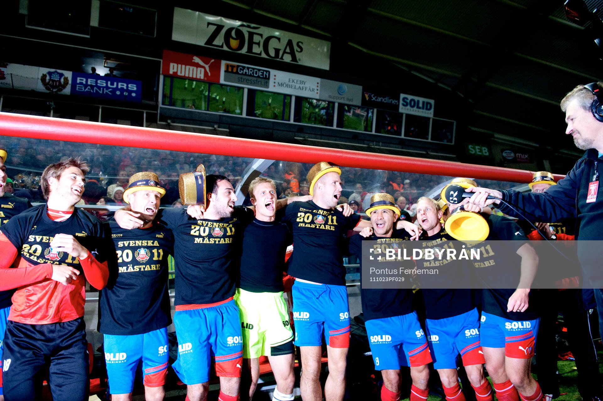 SM-guld, Svenska Mästare 2011,  jubel, glädje