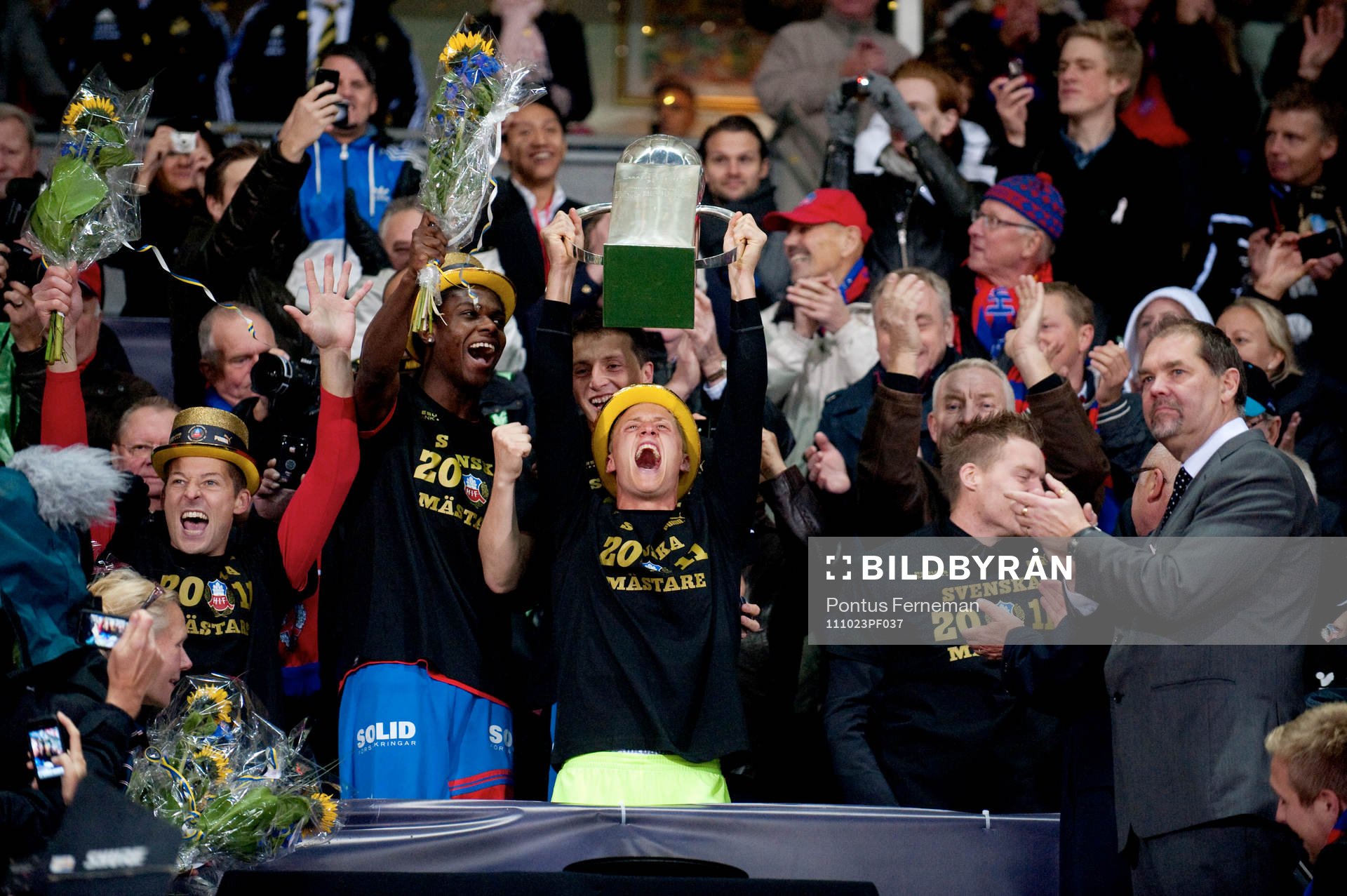 SM-guld, Svenska Mästare 2011, pokal,  jubel, glädje