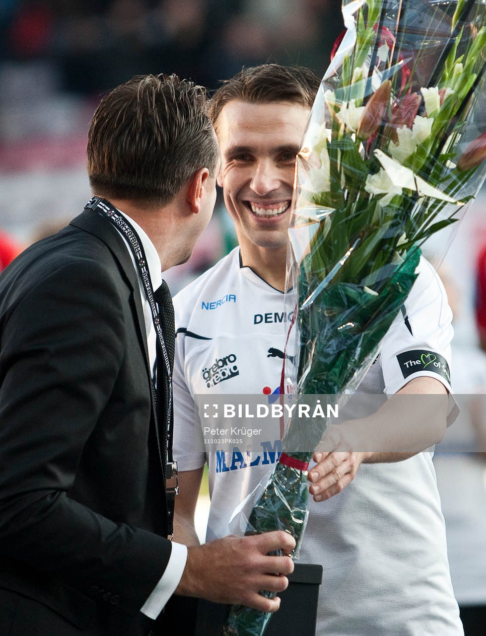 Fredrik Nordback avtackas