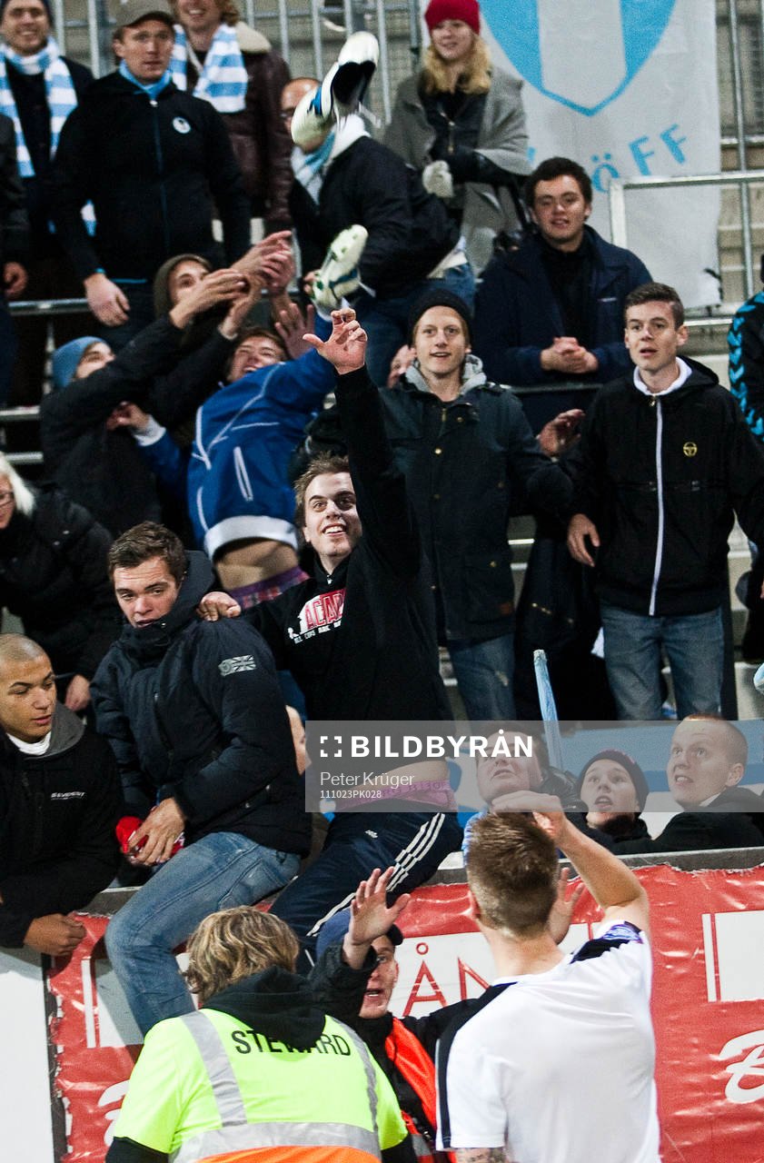 Pontus Jansson, Malmö kastar upp sina skor till