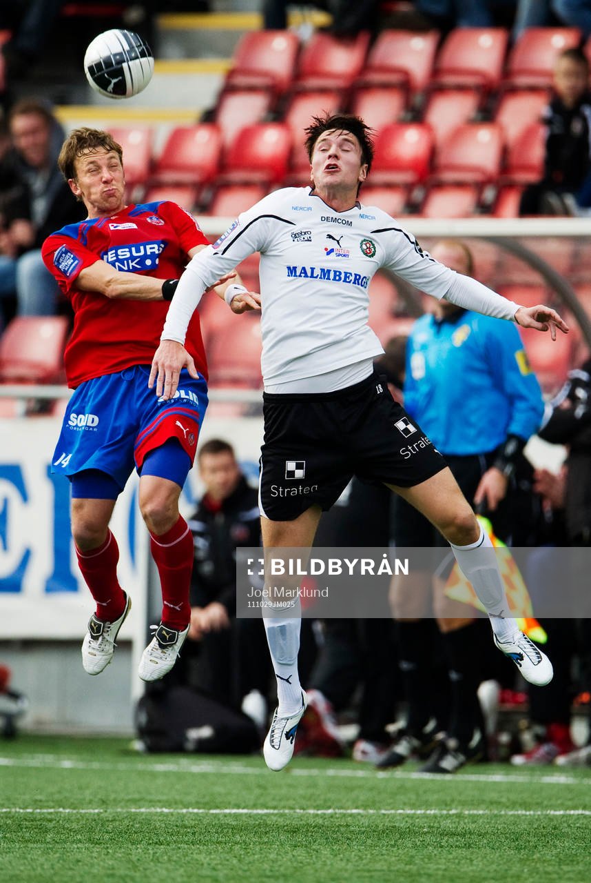 Erik Edman, Helsingborg, och Markus Astvald, Örebro, i en