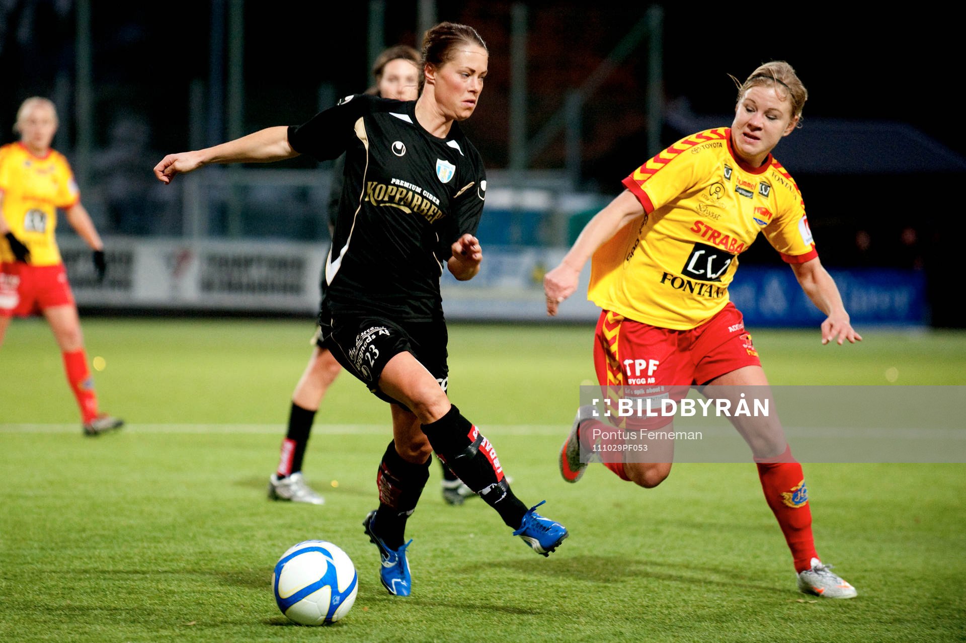  Johanna Almegren, Kopparbergs/Göteborg, Katrin Schmidt, Tyresö.