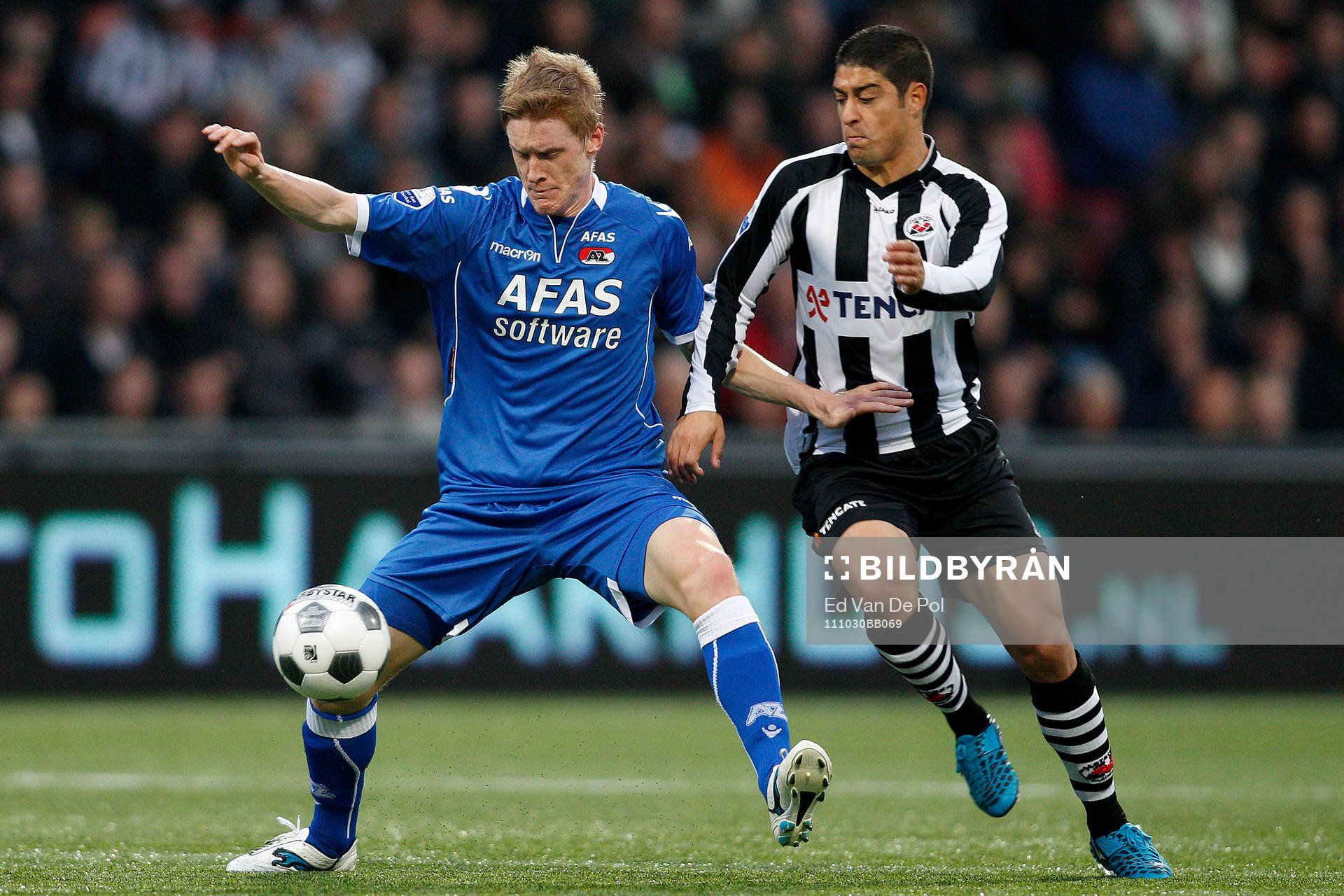  Rasmus Elm, AZ och Everton Ramos da Silva, Heracles.