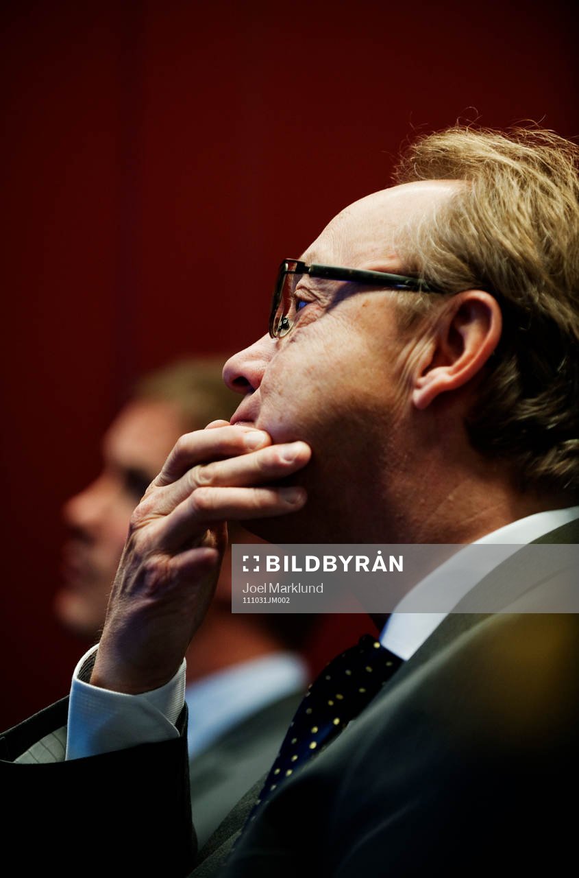 Pär Mårts, förbundskapten, presenterade Tre Kronors