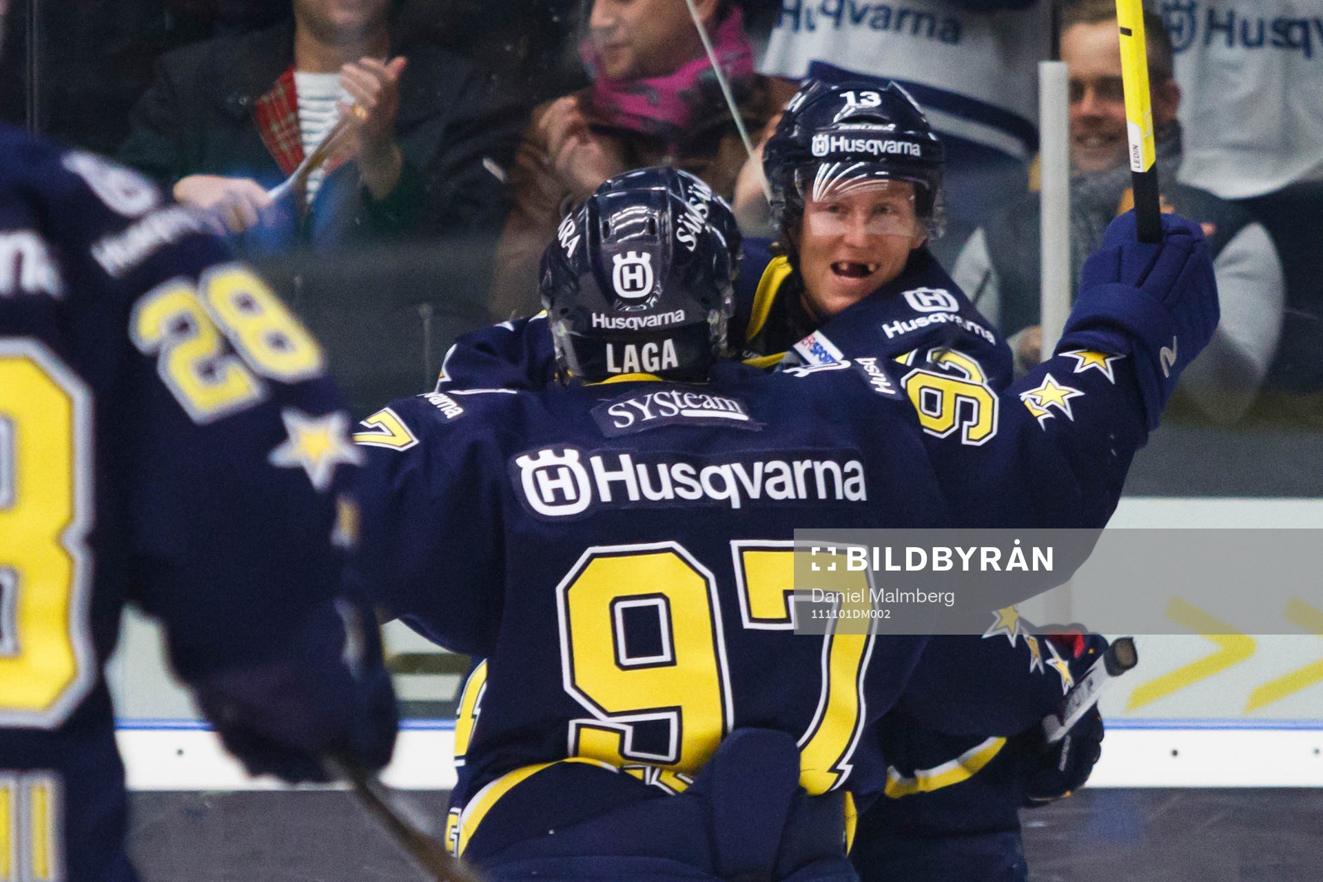 Oscar Sundh och Per Ledin, HV71 (Jubel)