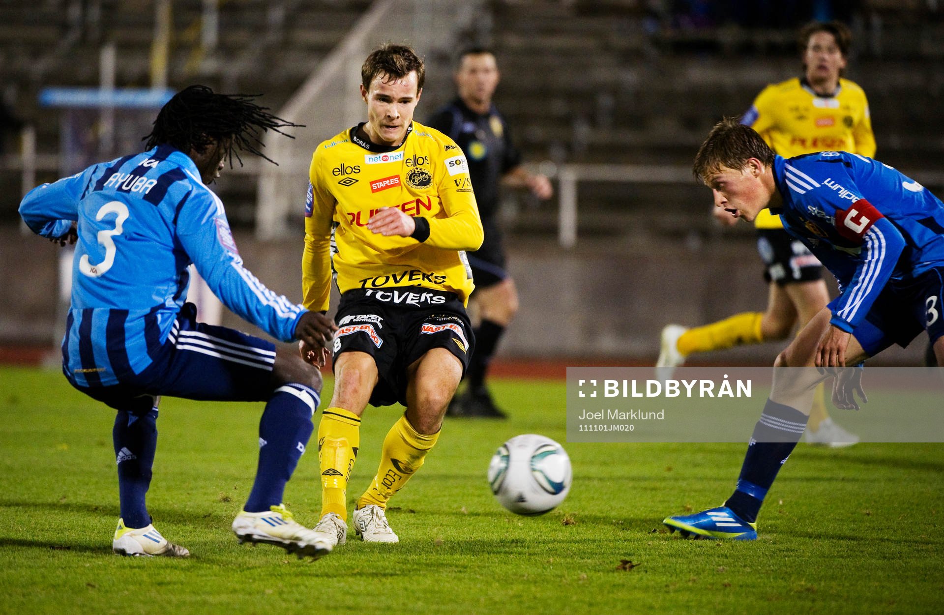  Anton Wede, Elfsborg, passar bollen.