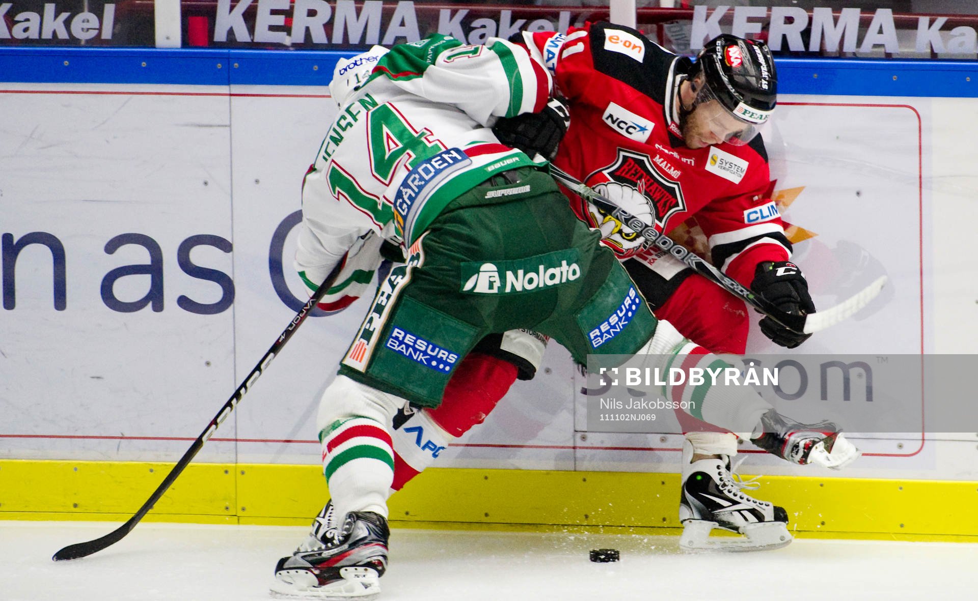 Jesper Jensen, Rögle, Robert Carlsson, Malmö