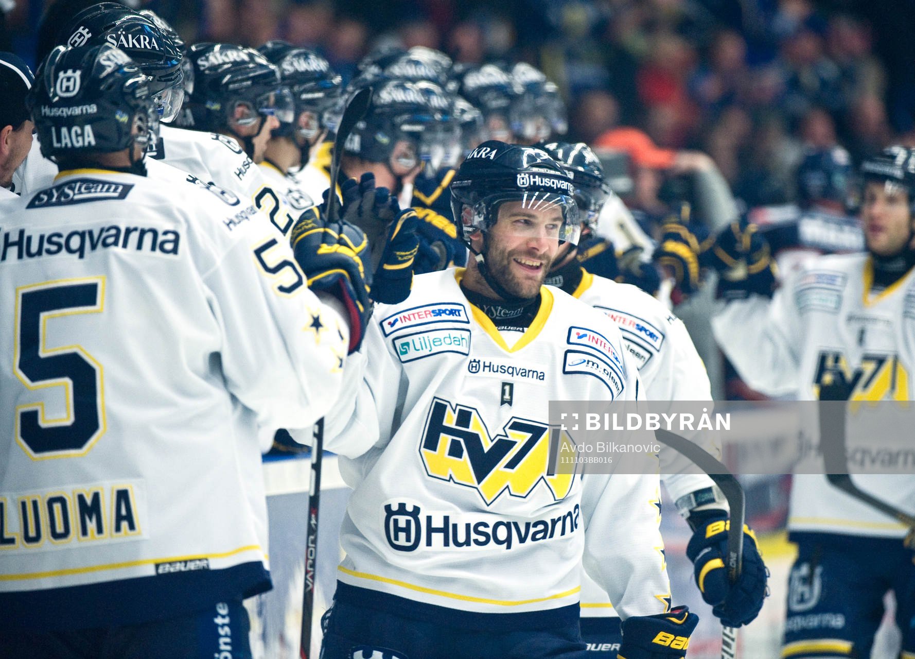 Johan Lidström, jubel, HV71