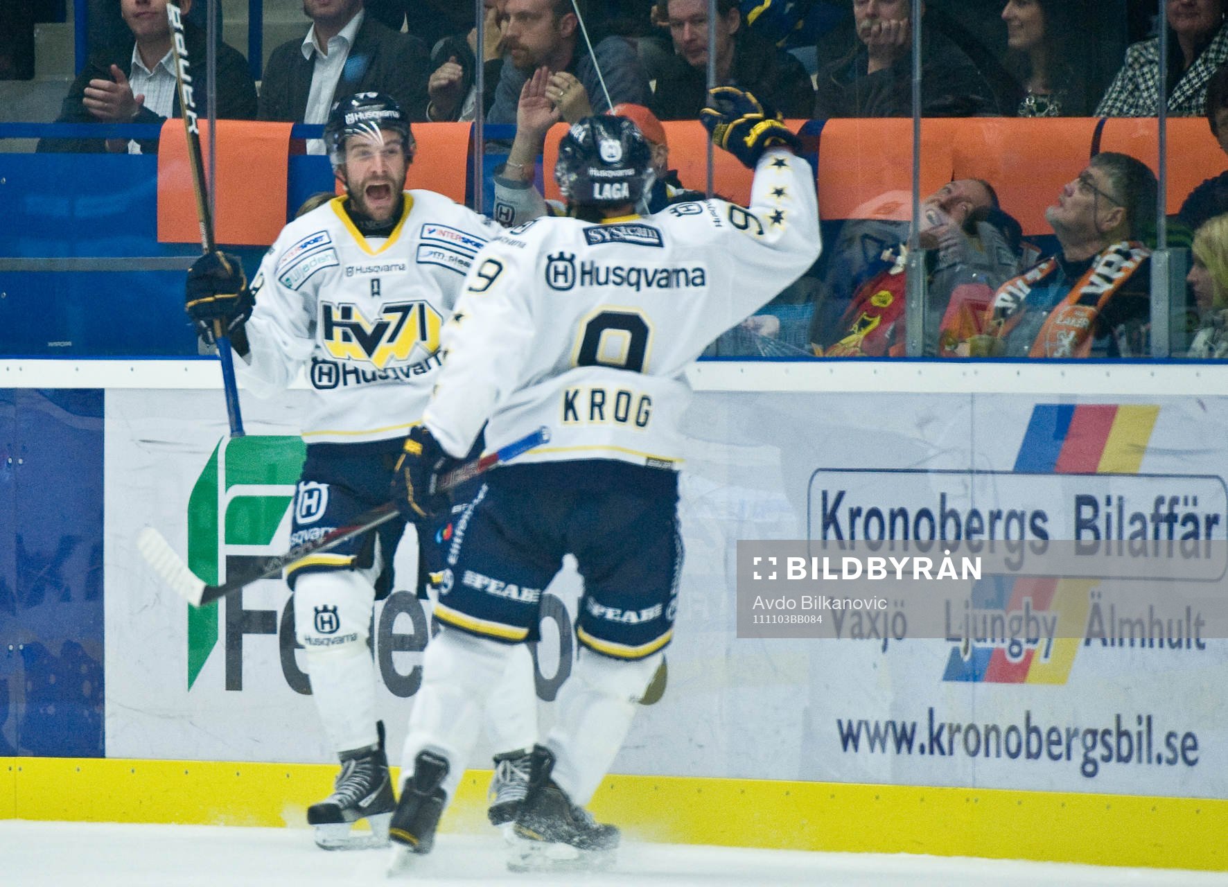 Johan Lidström, jubel, HV71
