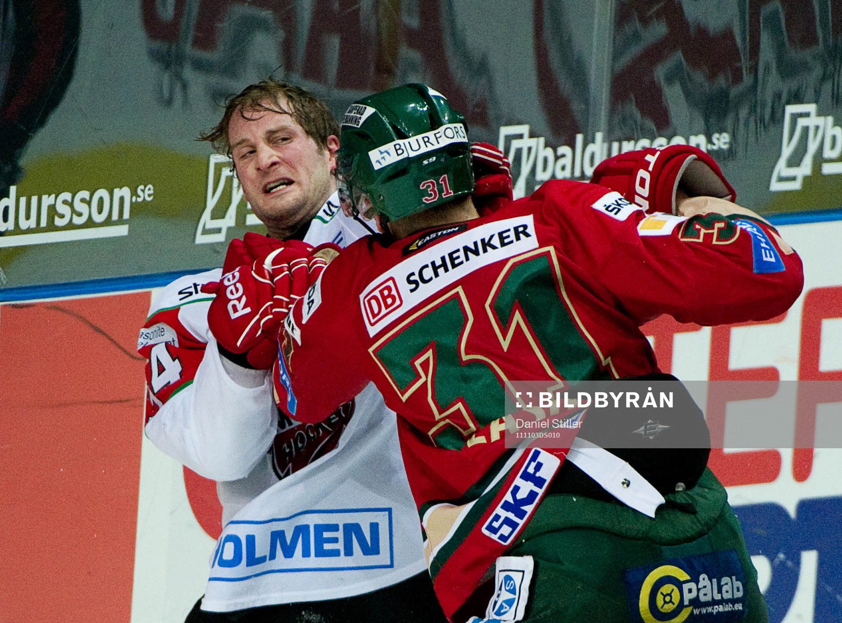 Fredrick Meyer, Modo, Nicklas Lasu, Frölunda, slagsmål,