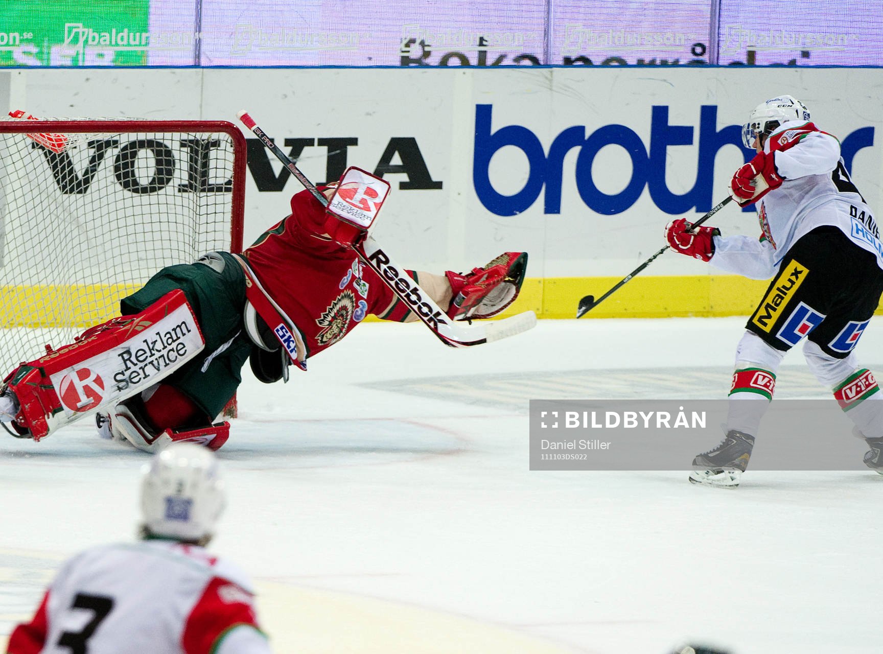 Frederik Andersen, målvakt Frölunda gör en
