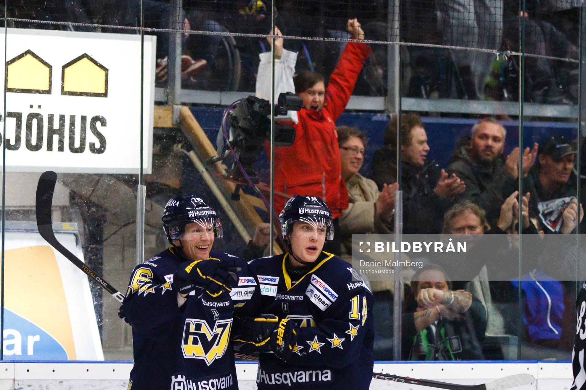 Johan Davidsson, HV71 jubel