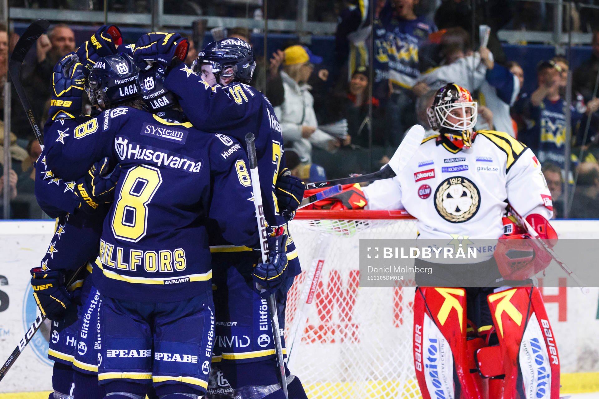 Jubel i HV71, och Niklas Svedberg, Brynäs, depp