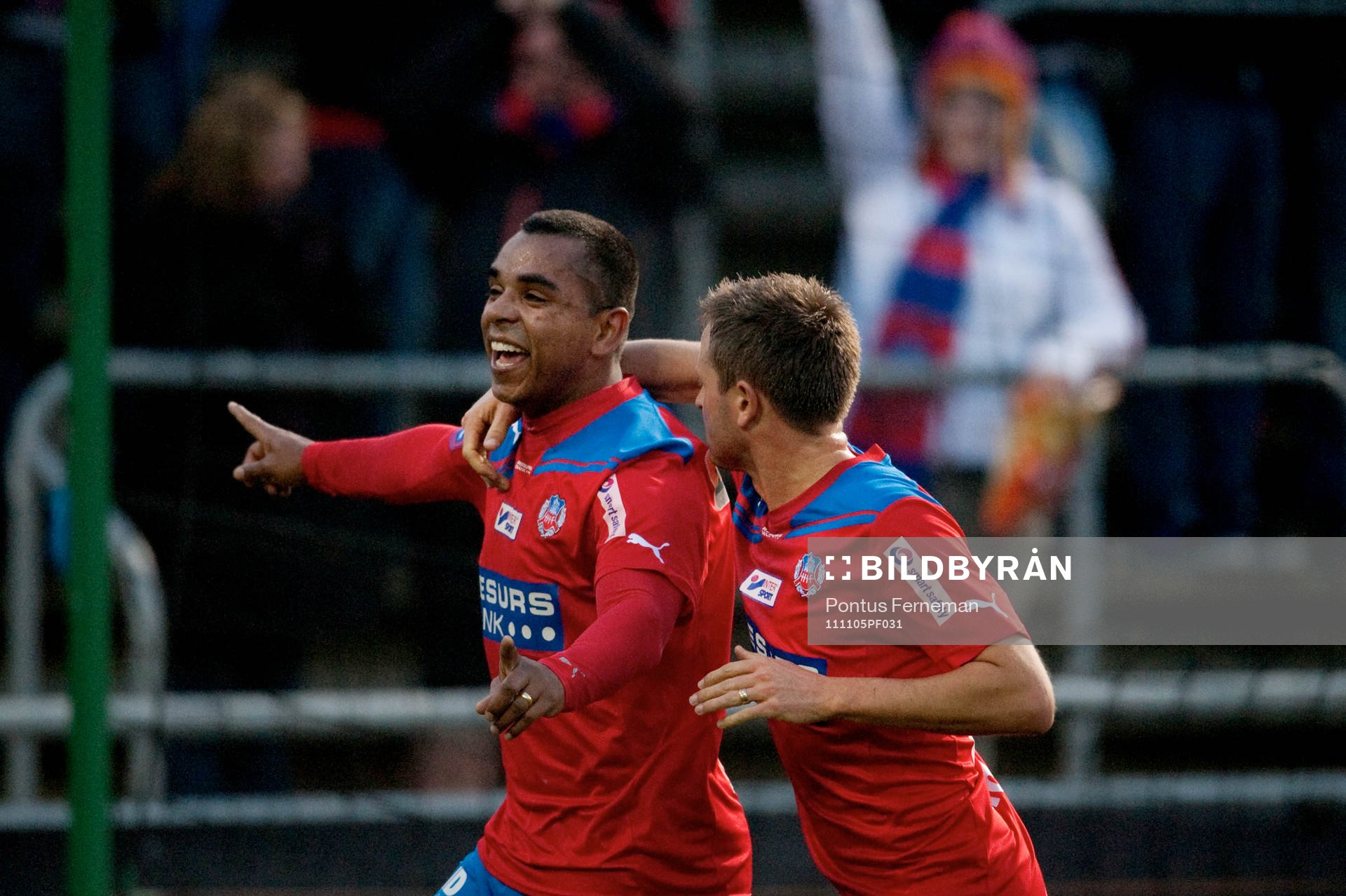 Alvaro Santos, Helsingborg, jubel