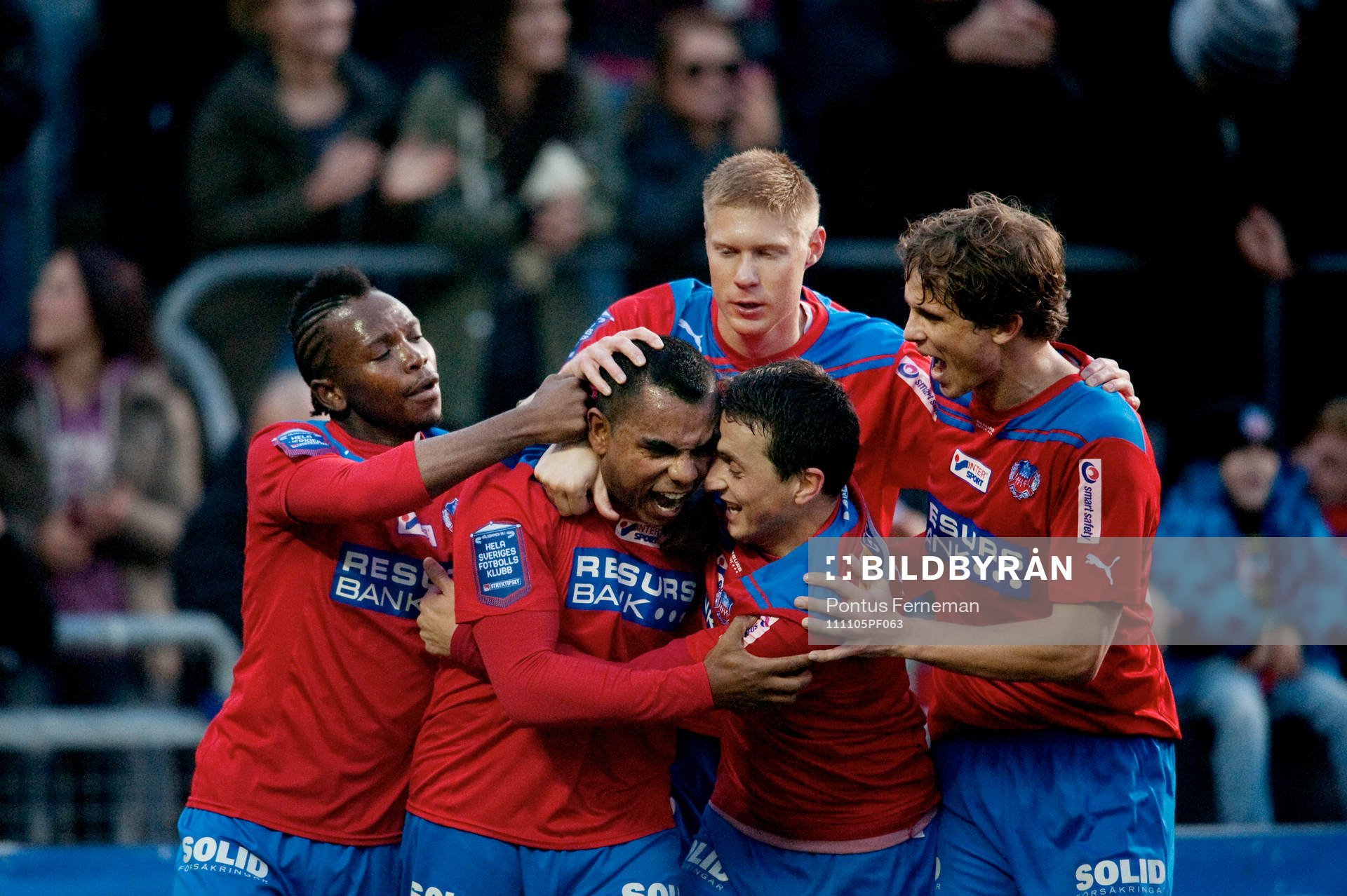 Alvaro Santos, Ardian Gashi, Helsingborg, jubel