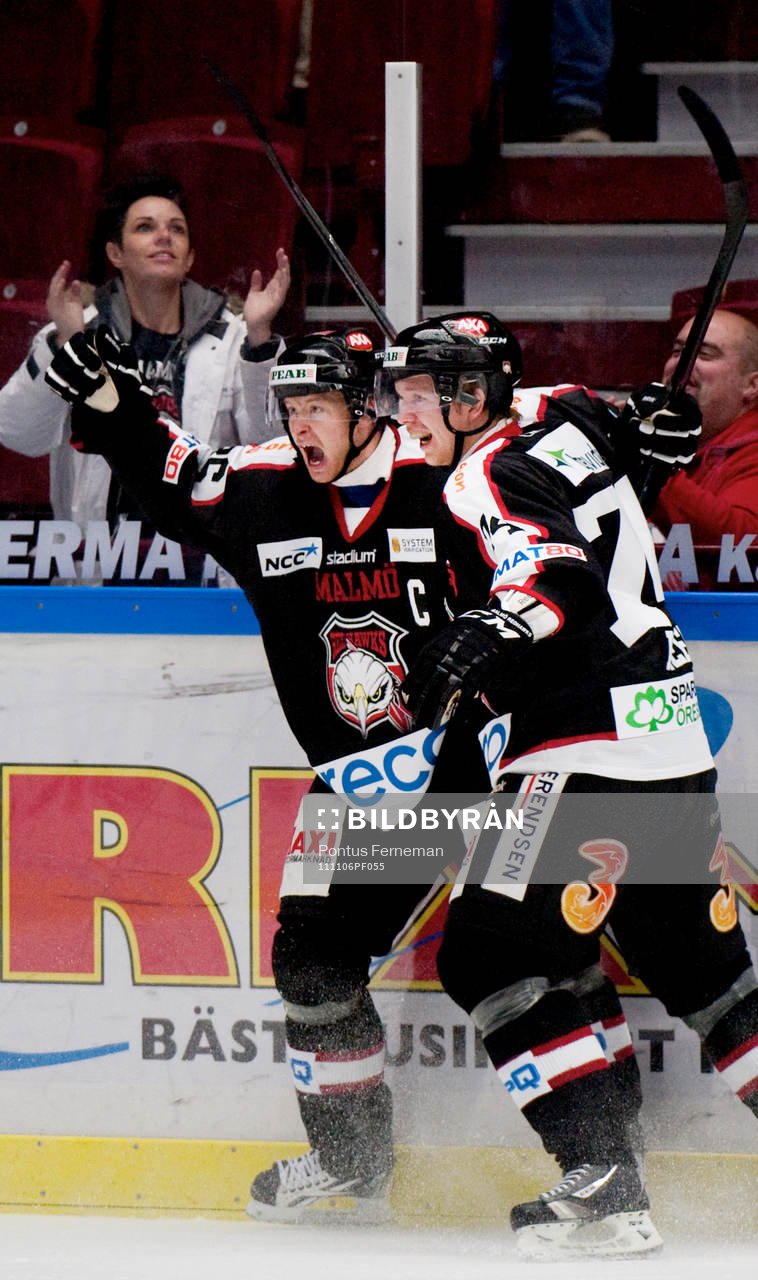 Linus Klasen, Tim Heed, Malmö, jubel