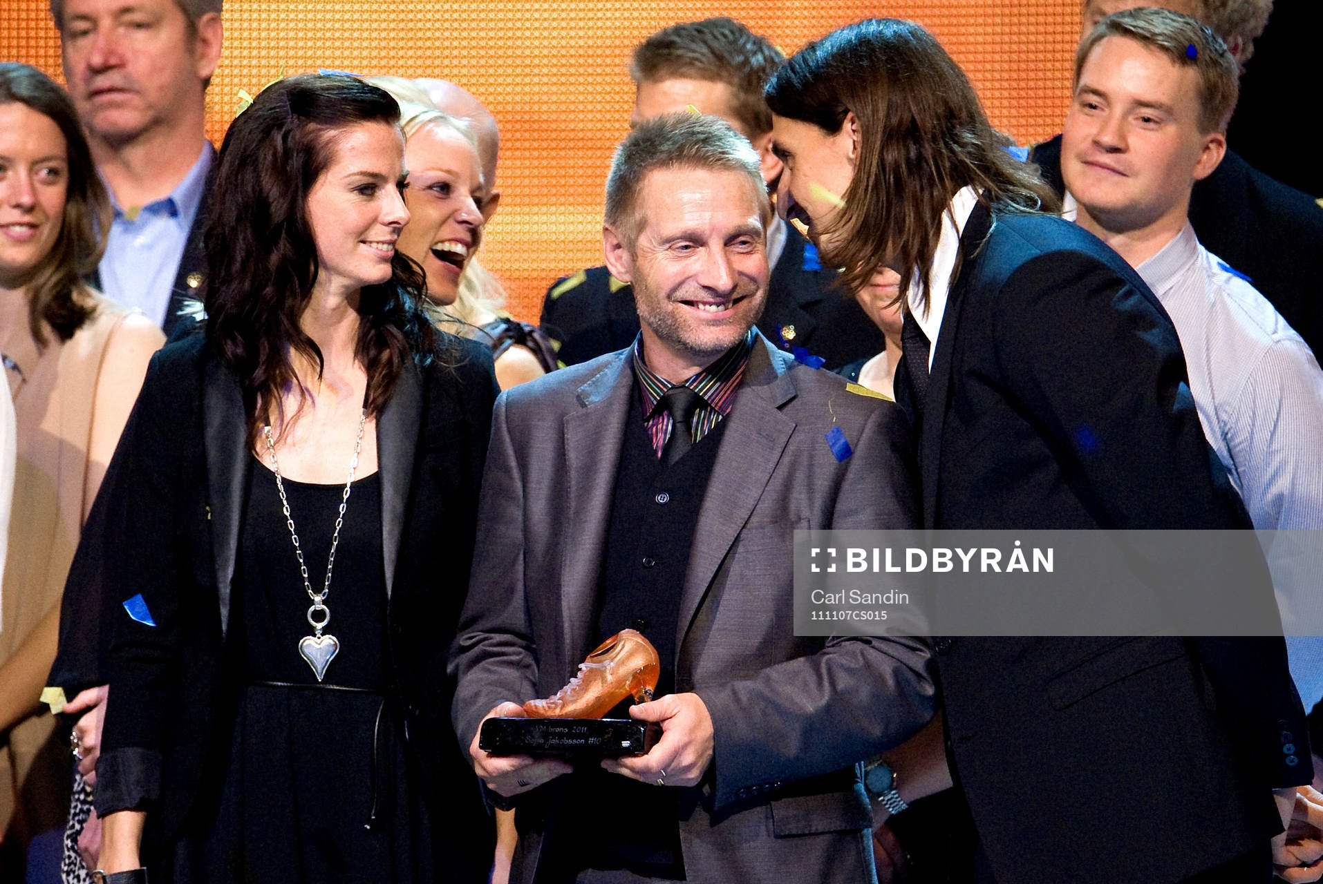 Lotta Schelin, Caroline Seger, Tomas Dennerby, Zlatan